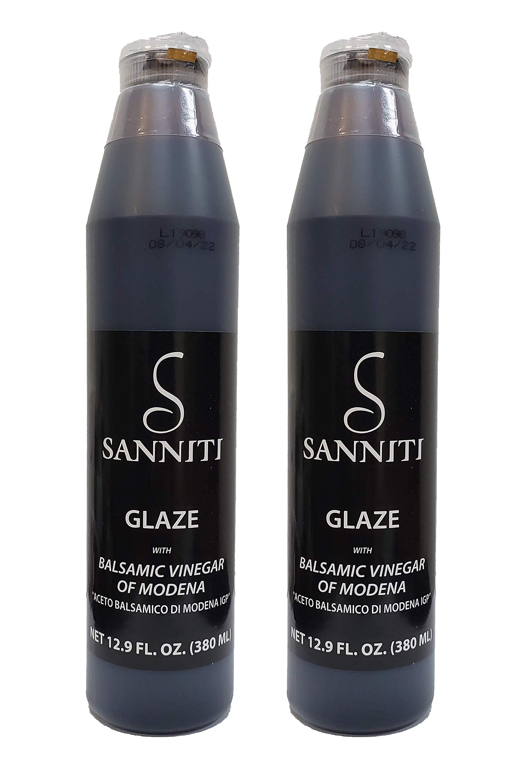 Sanniti Italian Balsamic Vinegar Glaze, 12.9 Ounce (Pack of 2)