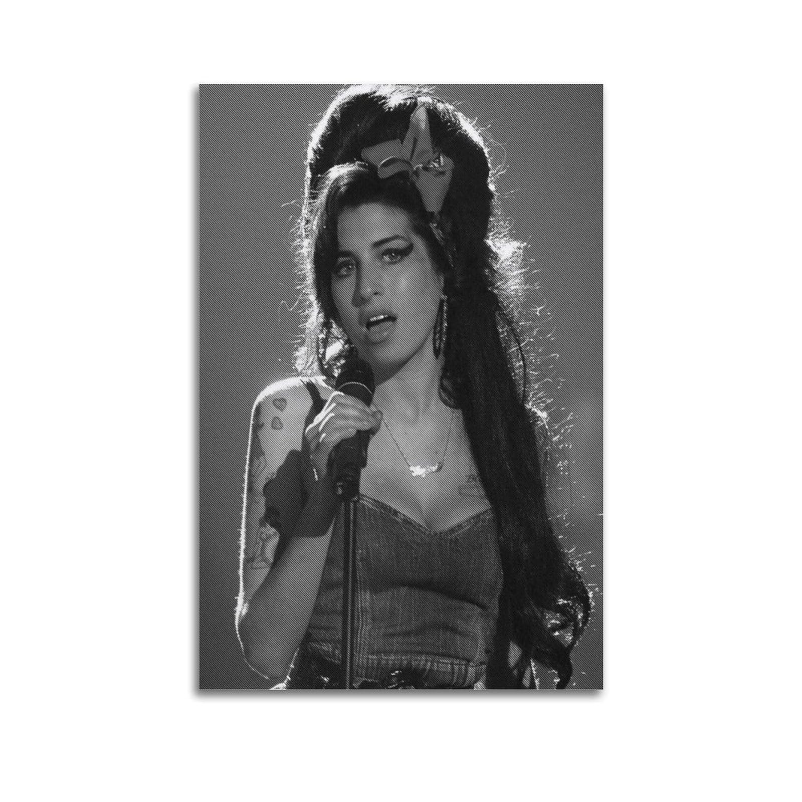 UHHYFVNAmy Winehouse Singer Poster Poster Wall Art Decorative Painting Bedroom Painting Posters 24x36inch(60x90cm) Unframe-style