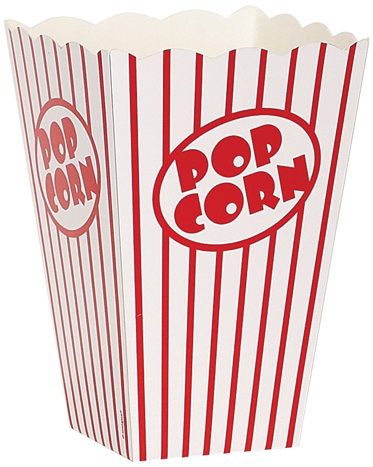 Unique Popcorn Boxes 10-Pieces, 59022, Popcorn Box