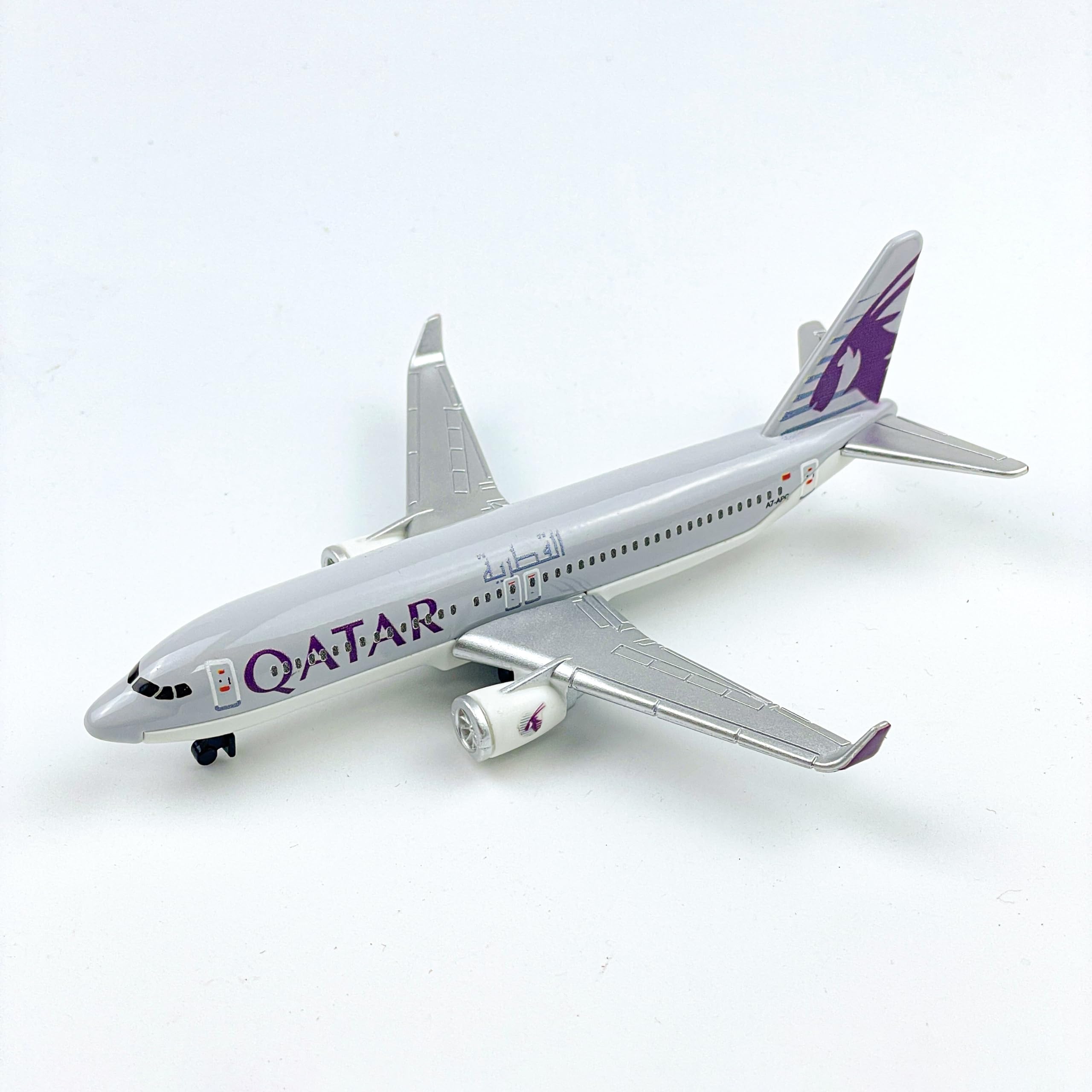 Qatar Model Airplane, Single Plane Die-cast Model Planes Aircraft Suitable for Collection & Christmas, Birthday Gifts