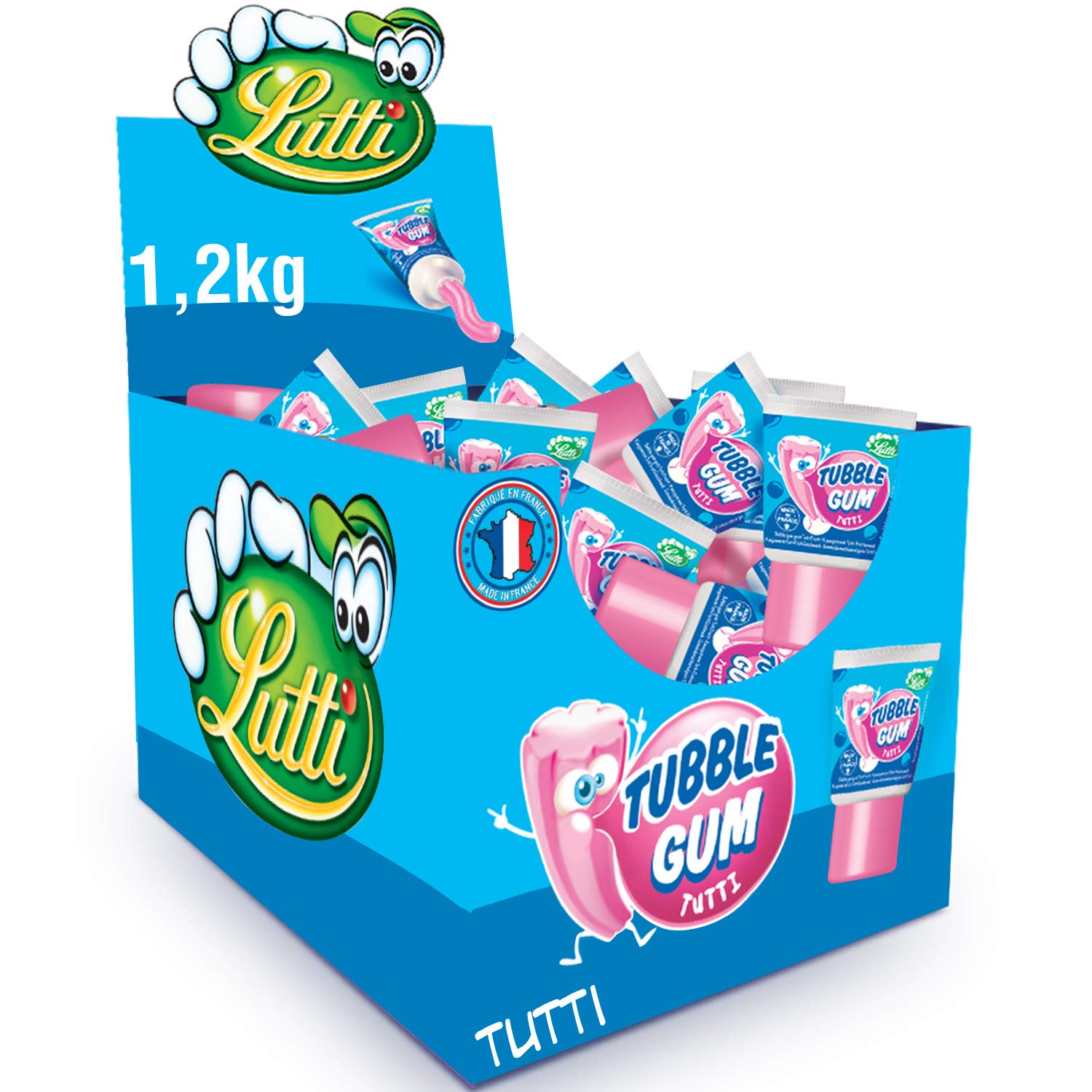 LuttiTubble Gum Tutti Frutti Gum 36 Pieces