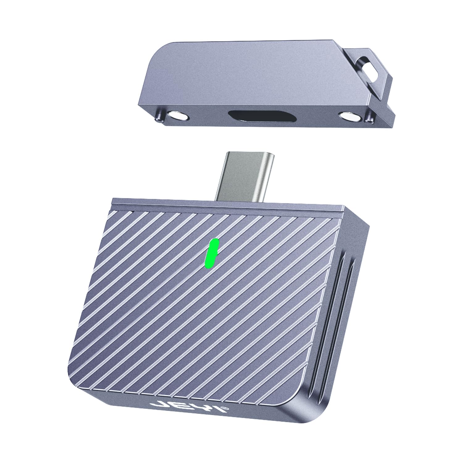 JEYI 2230 Only M.2 Enclosure, Direct-Attached Wireless USB C 10Gbps M.2 NVMe SSD Enclosure Adapter, 2tb Max - i9 Zebra 2230C