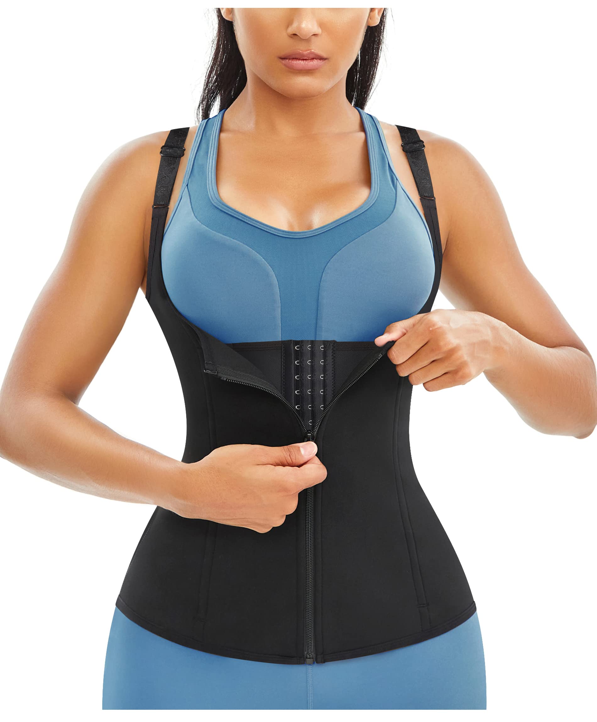 Gotoly Quick Weight Loss, Adjustable Straps Body Shaper Waist Cincher Tank Top