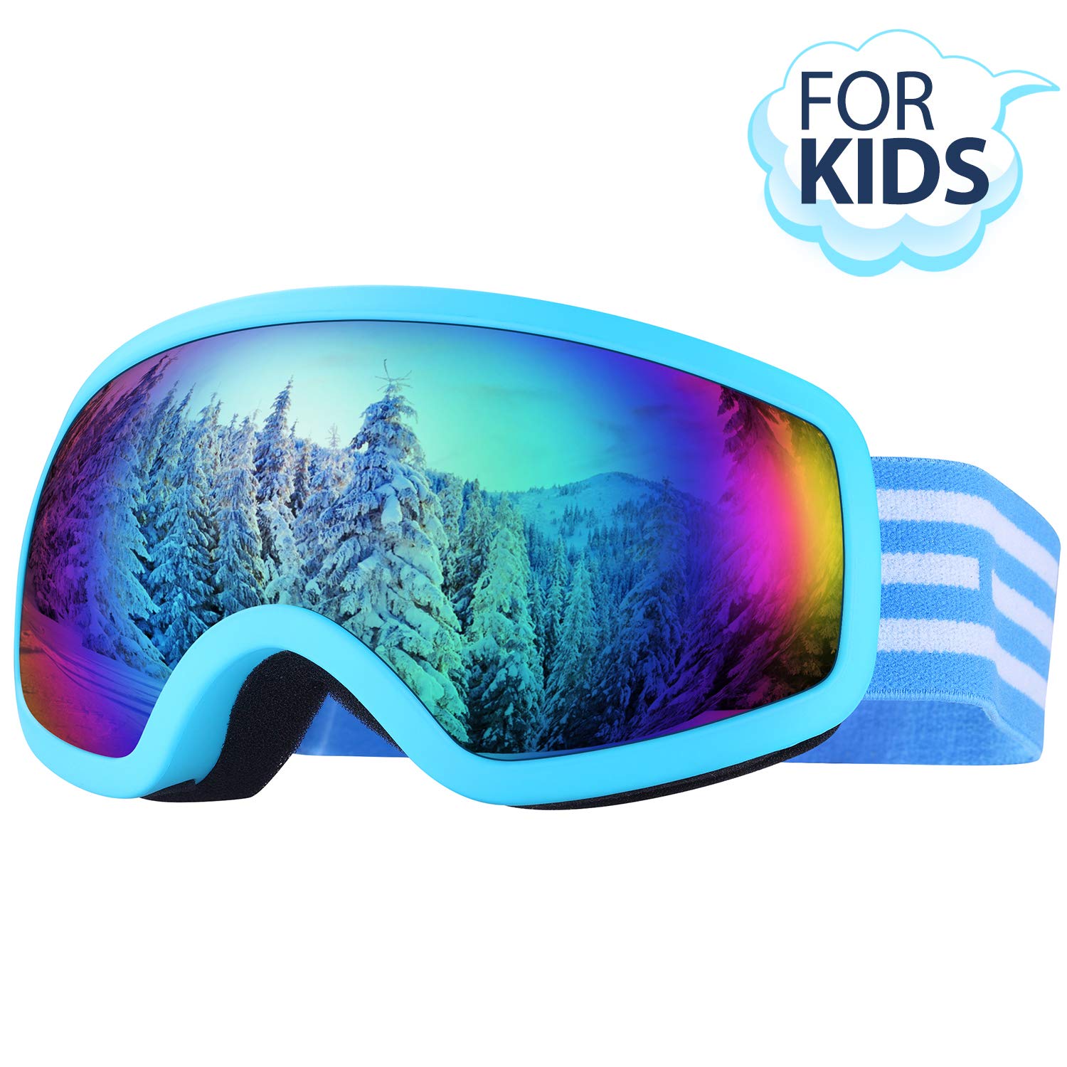 Kids Ski Goggle, Snow Ski Goggles for Kids Youth Teens Boys and Girls from 5-14