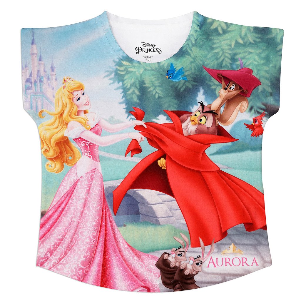 Disney PrincessDisney Girl's Plain Regular fit Shirt