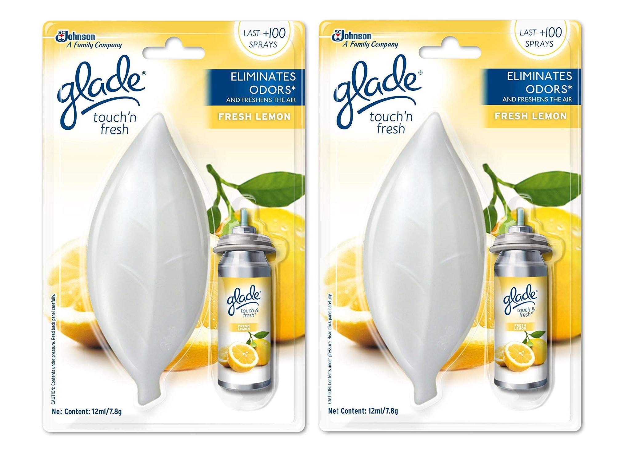 Glade Touch and Fresh Lemon Refill (12 ml) - Pack of 2