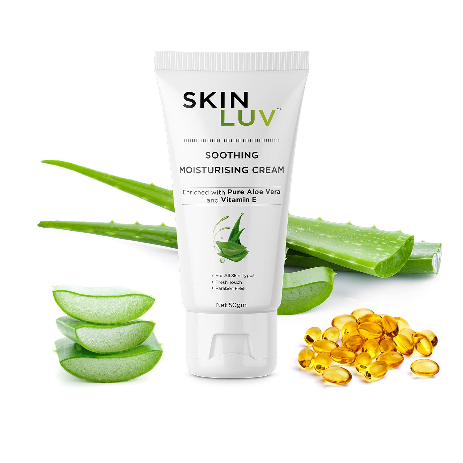 SkinLuv Soothing Moisturising Cream (With Pure Aloe Vera and Vitamin E)