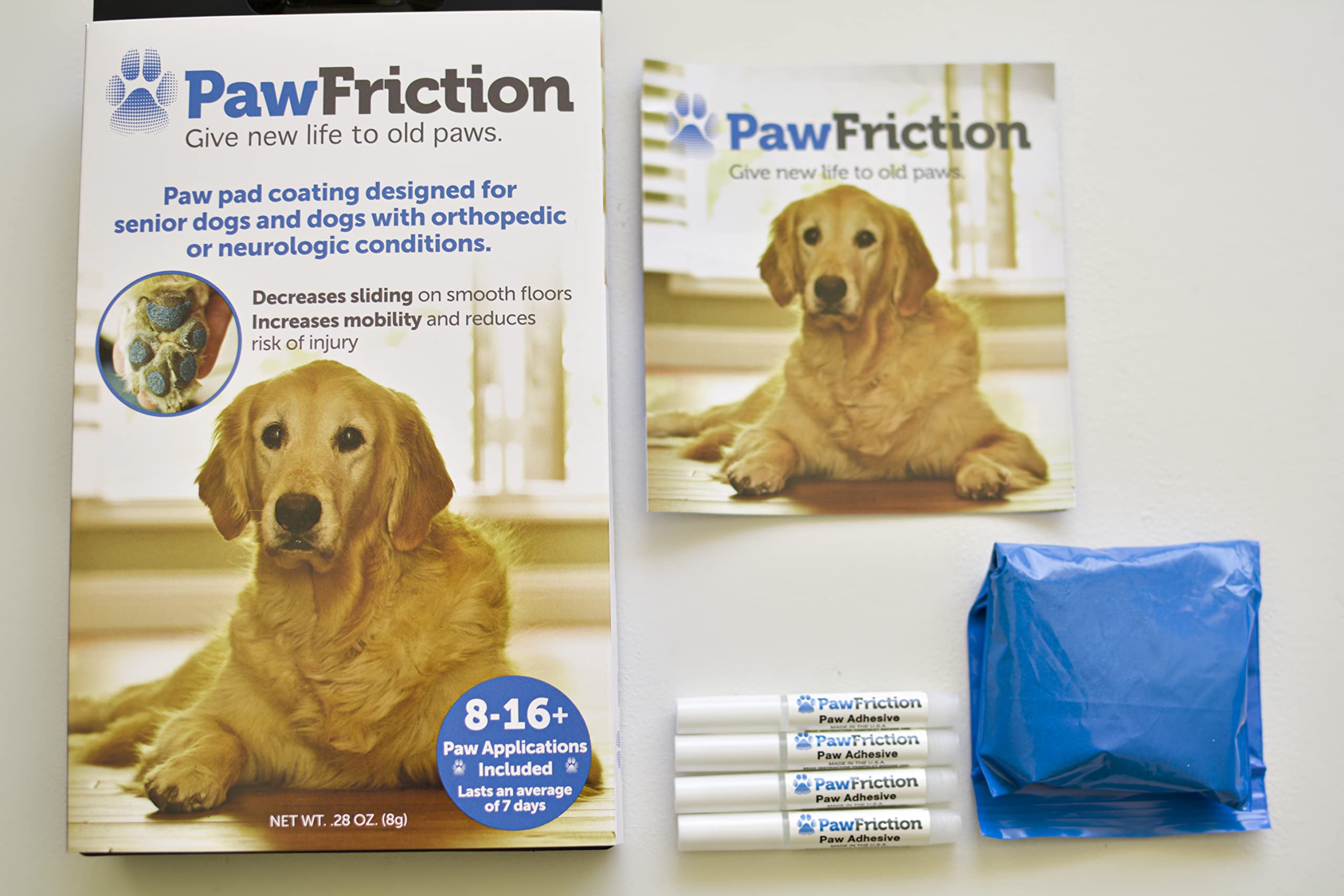 Instant Traction for Senior and Special Needs Dogs; Vet-Developed Paw Grip Kit to Reduce Slipping, Build Confidence and Restore Quality of Life.