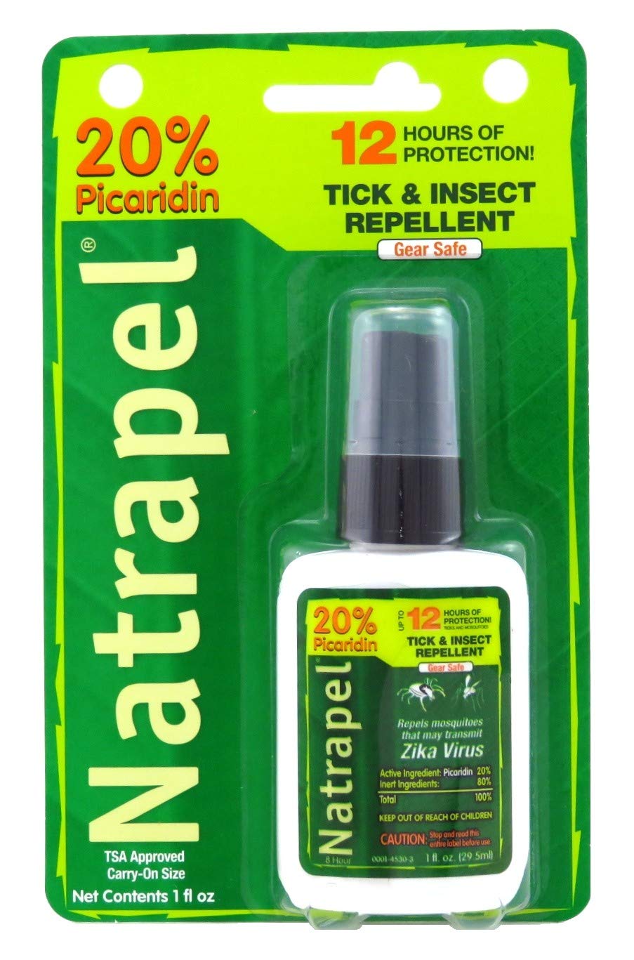 Natrapel 8 Hour Insect Repellent 1 Ounce Carded (29ml) (2 Pack)