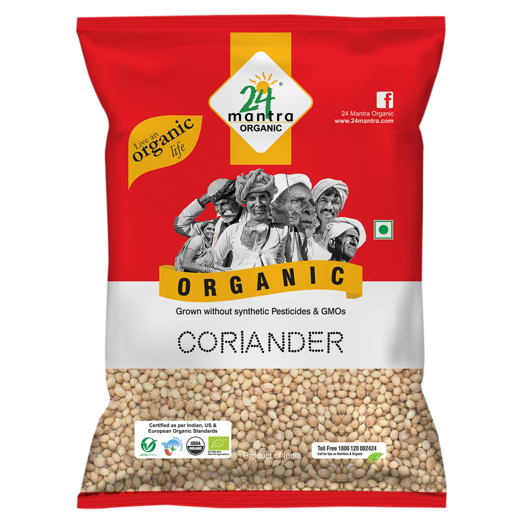 24 mantra organicCoriander 100g