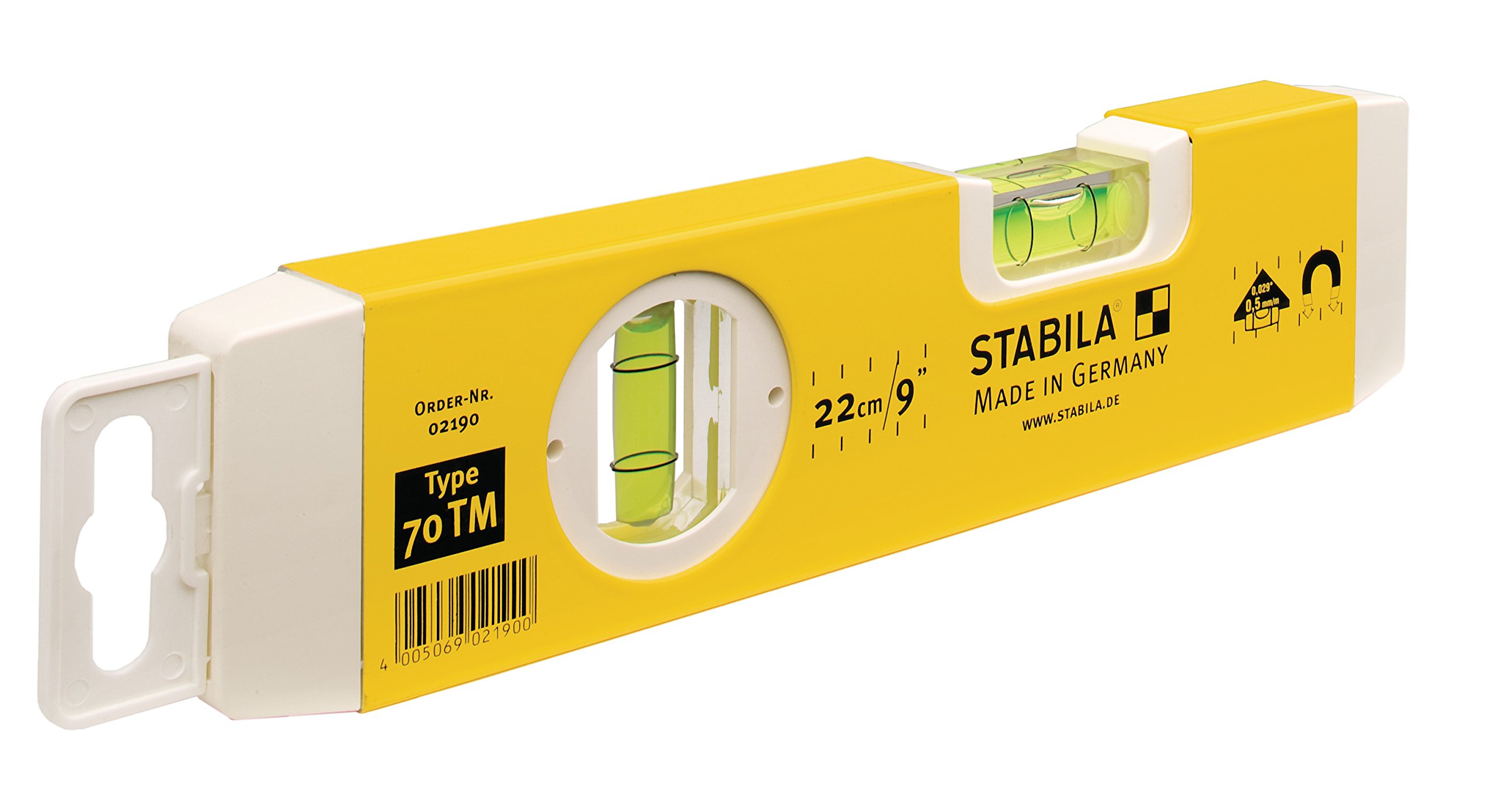 STABILA Torpedo Spirit Level with magnetic base