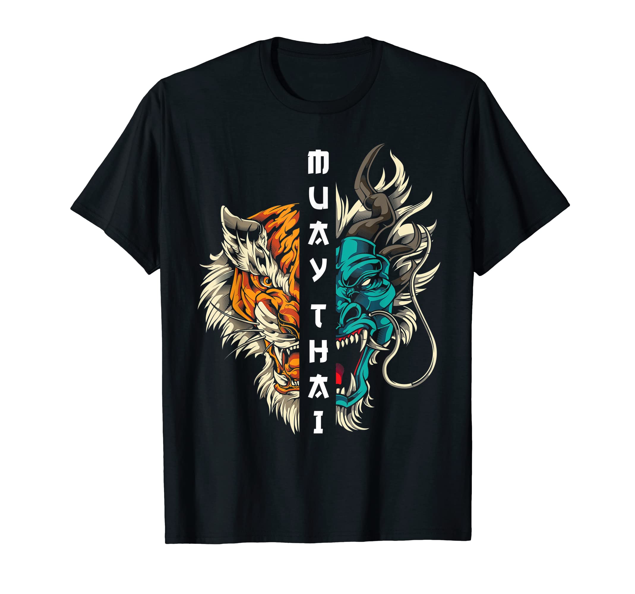 Muay Thai Dragon Tiger Tank TopMuay Thai Dragon Tiger T-Shirt