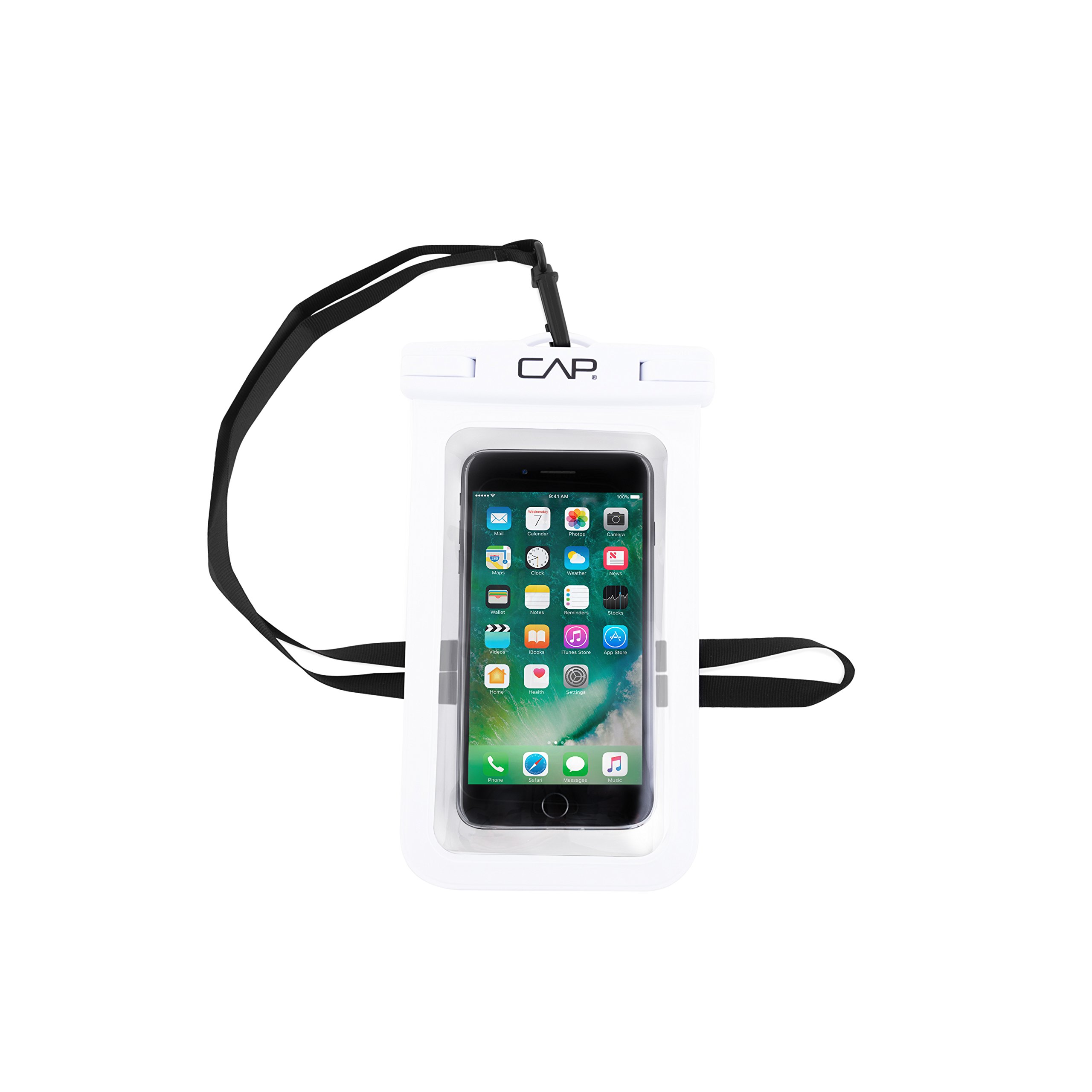 Cap Barbell HHST-POUCHWT Cap Water Resistant Smartphone Pouch-White