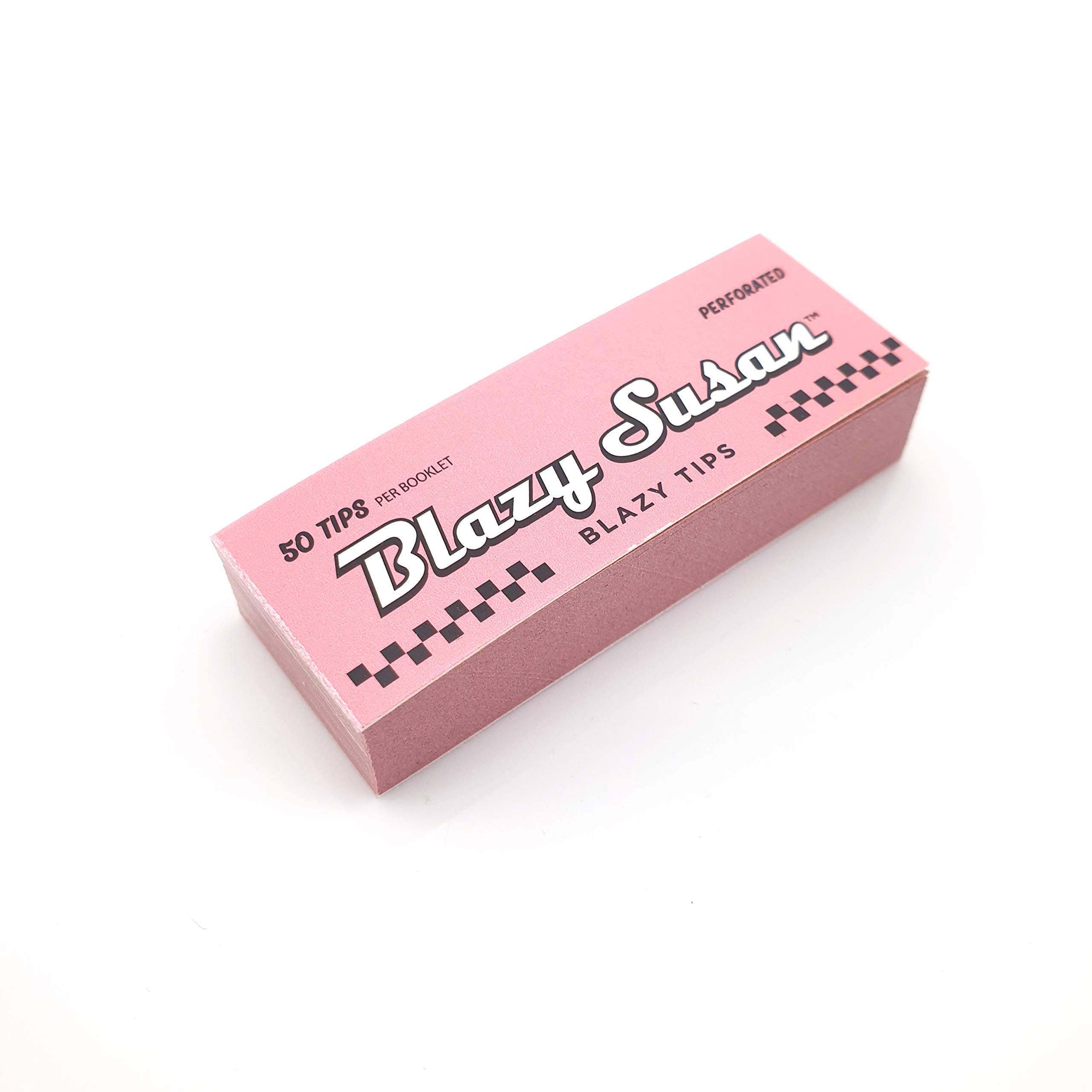 Blazy Susan Perforated Filter Tip Booklet Pink Roach Tip Book