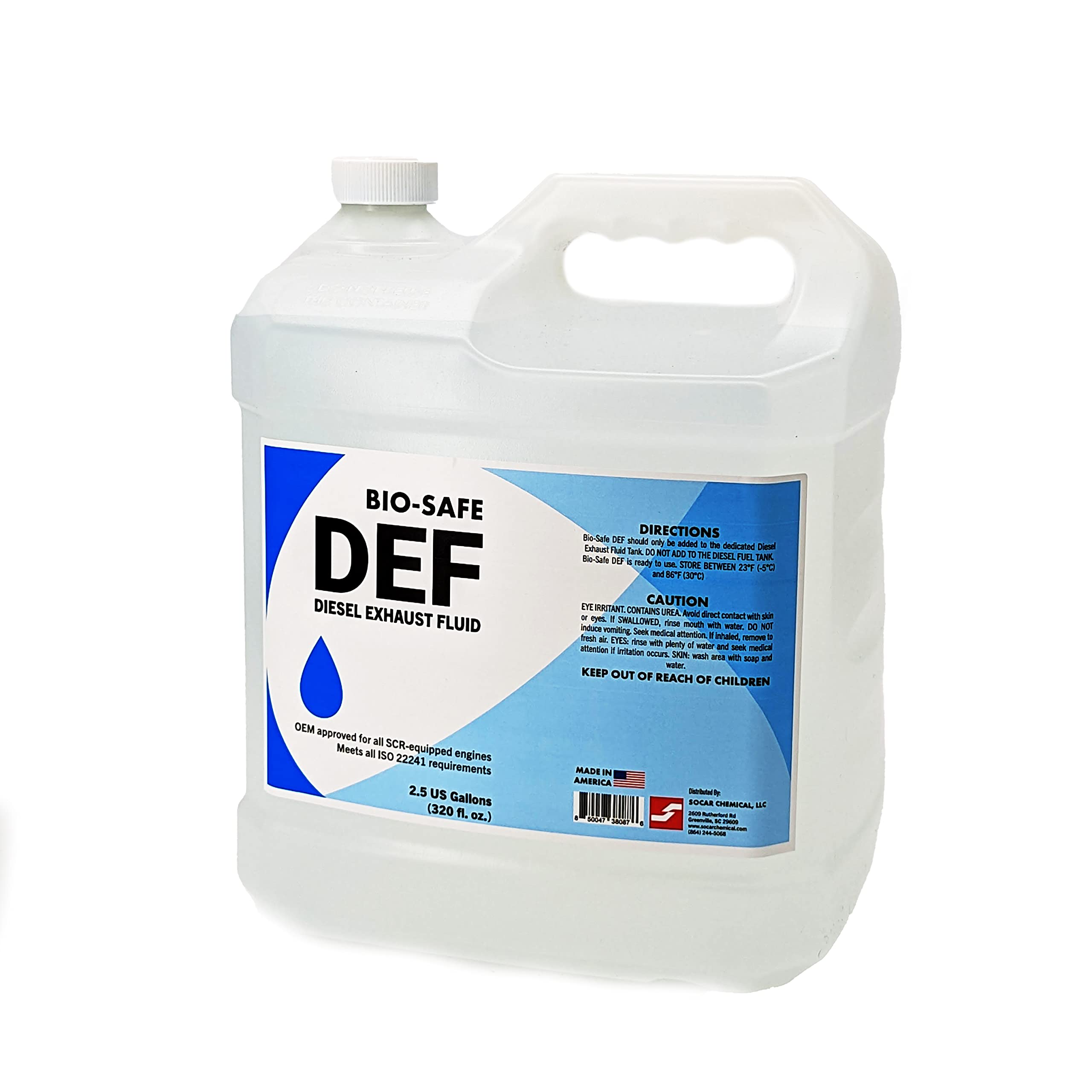 Bio-Safe Diesel Exhaust Fluid (DEF) 2.5 Gallons