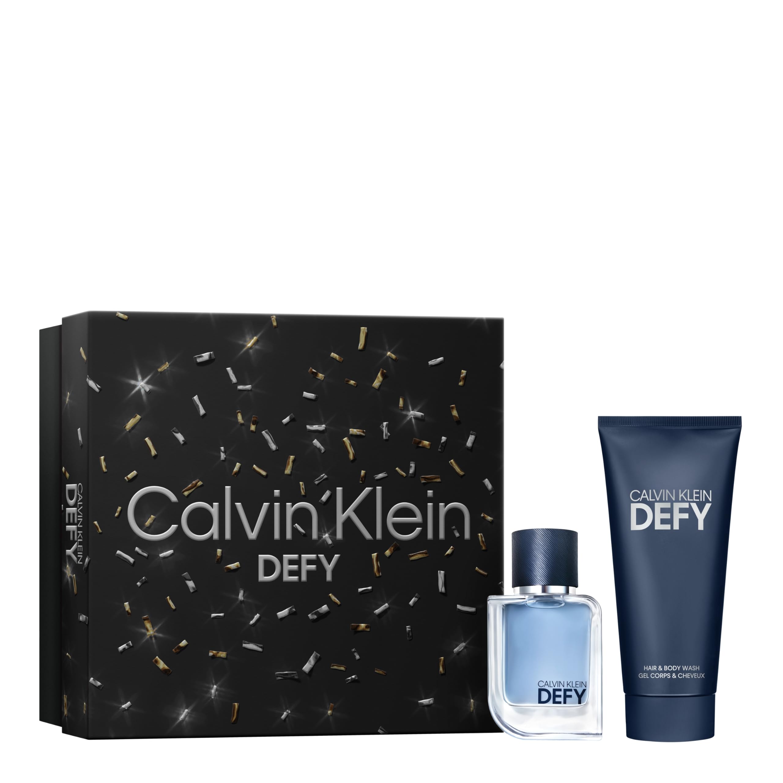 Calvin KleinMen's 2-Piece Defy Giftset including an Eau De Toilette 50ml and Shower Gel 100ml