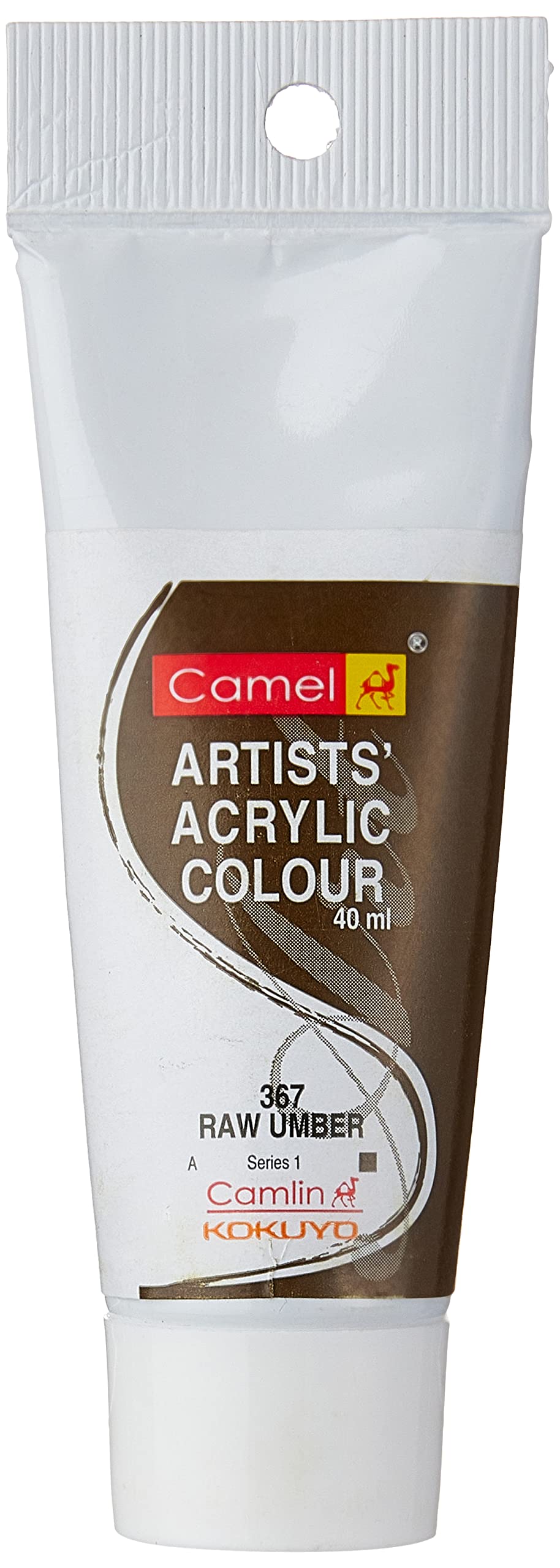 Camel Series 1 Artist Acrylic Colour 40 ml, 367 Raw Umber