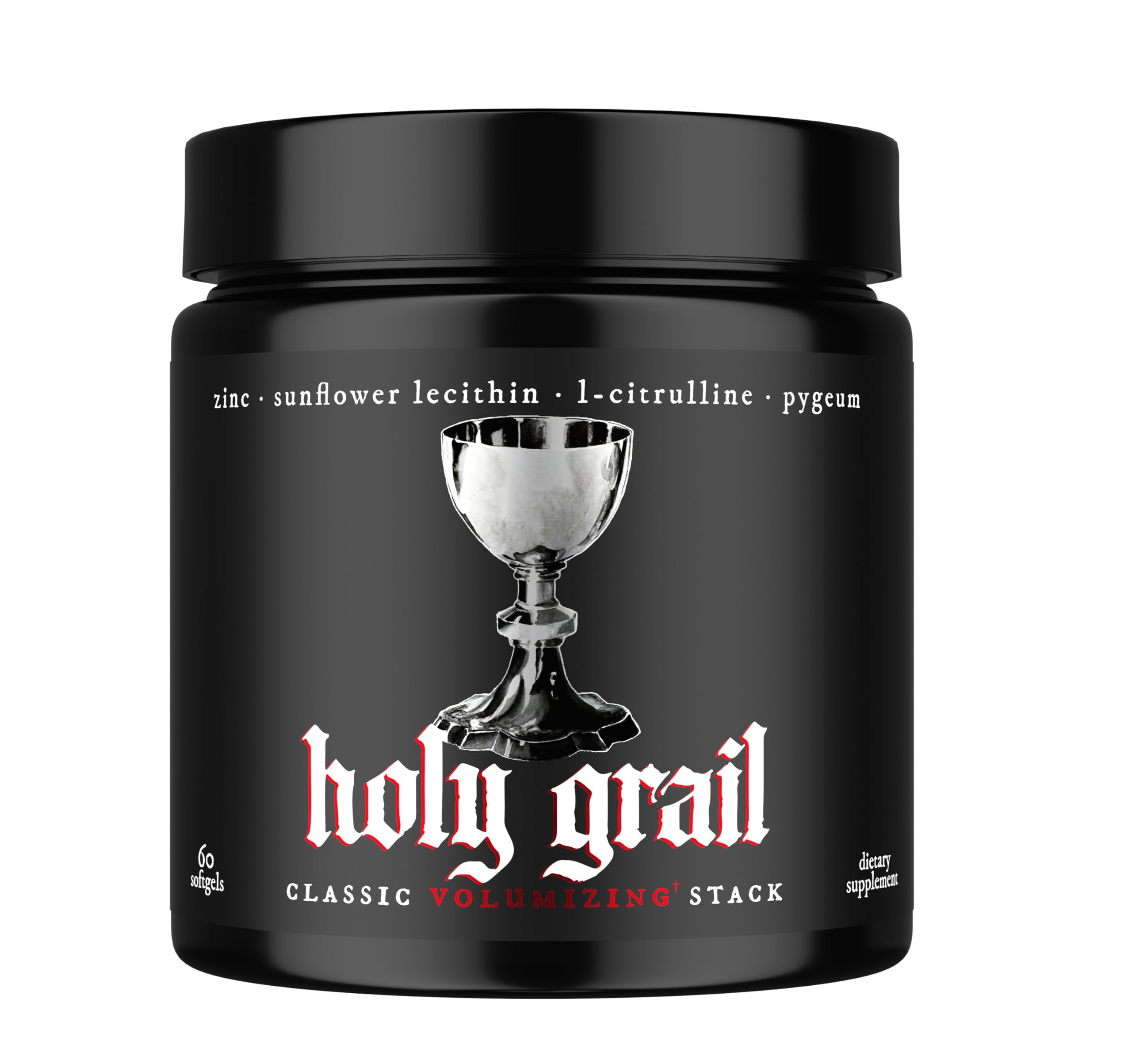 Holy Grail - Classic Semen Volumizing Stack | Softgel Formula = Higher Bio-Availability | Men's Load Volume, Vitality, & Fertility Booster | One Month