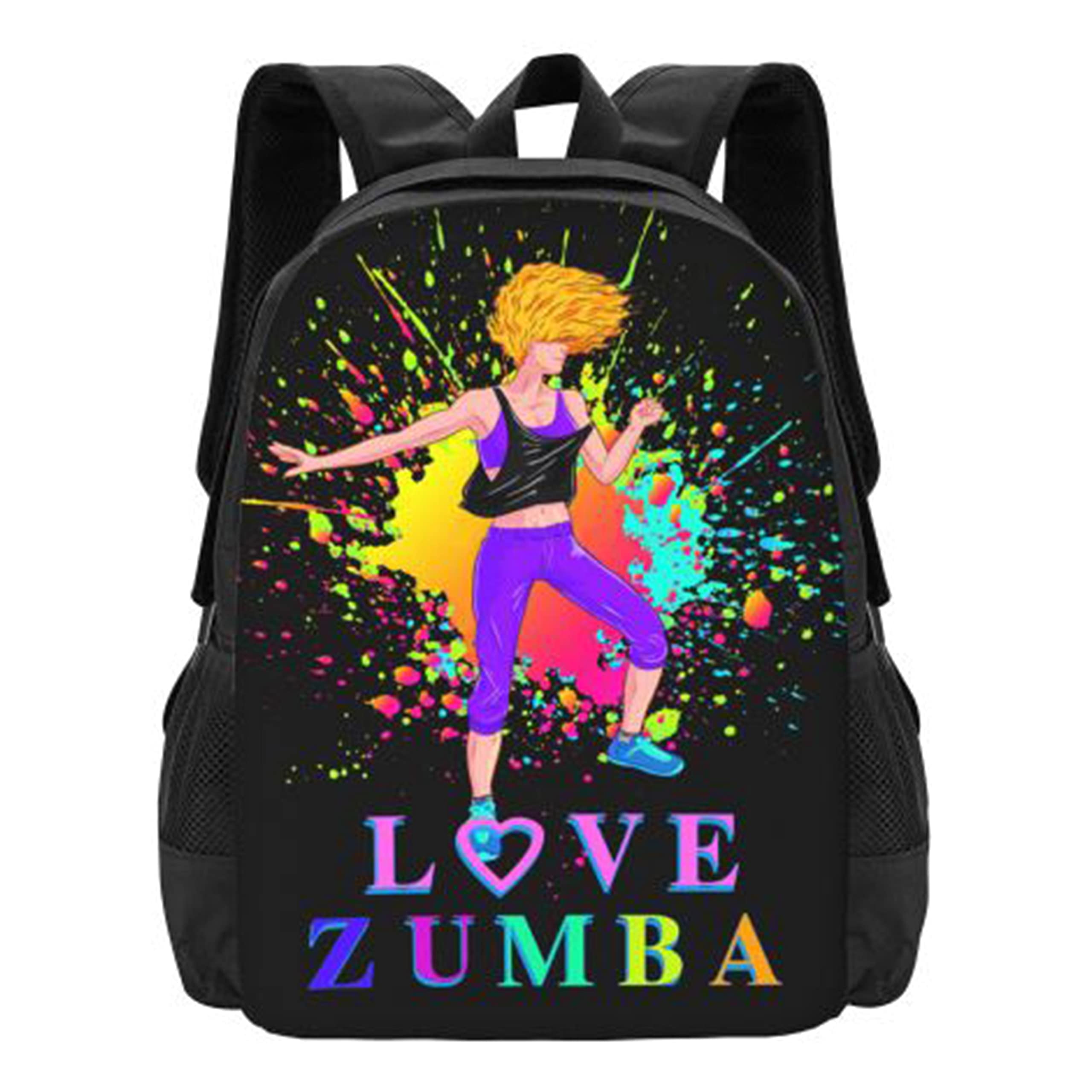 LumugunIlove Zumba Daypack Sports Bag Storage Bag Computer Backpacks Book Bag Travel Hiking Camping Bag