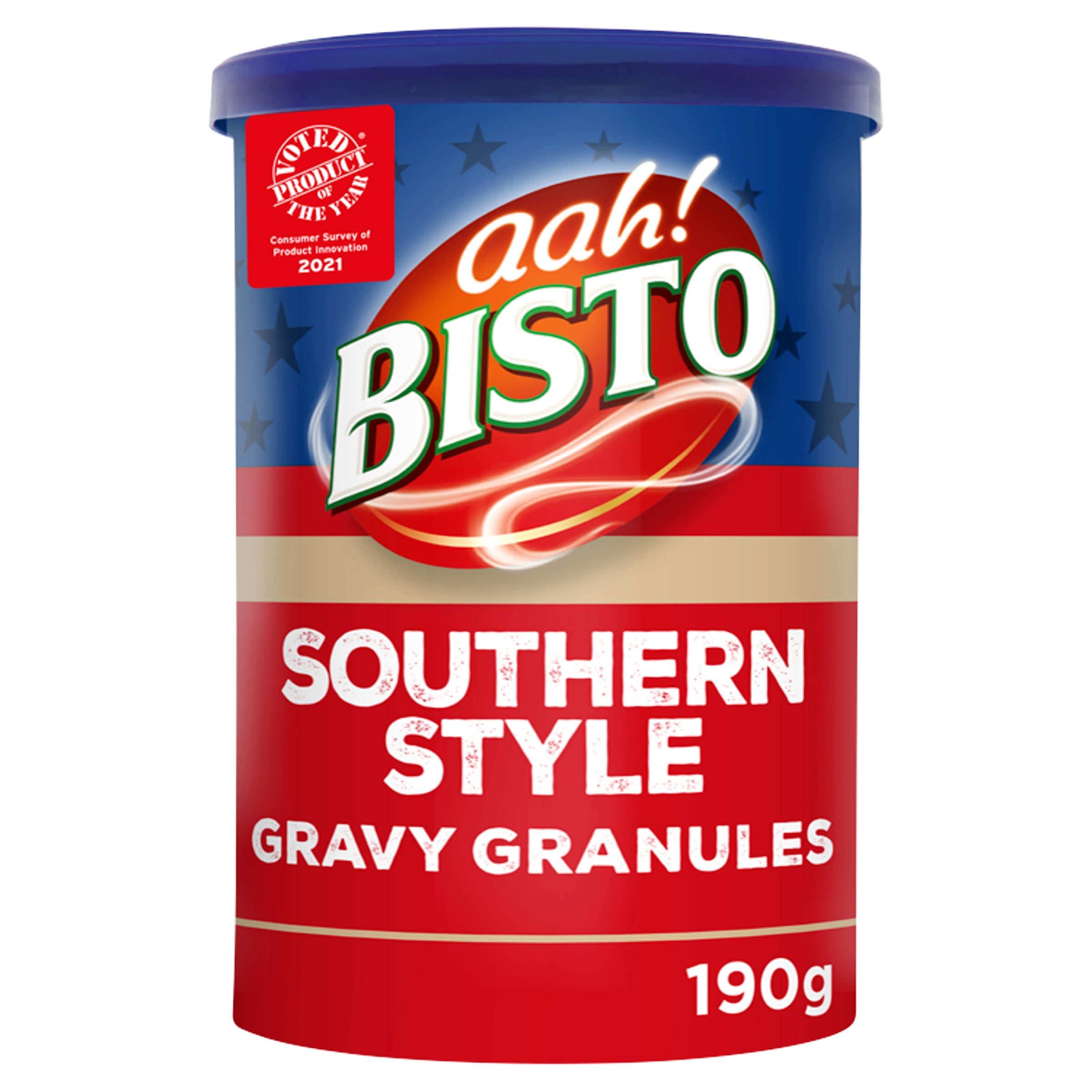 Bisto Southern Style Gravy Granules, a Taste of America, 190 g Drum (Pack of 1)