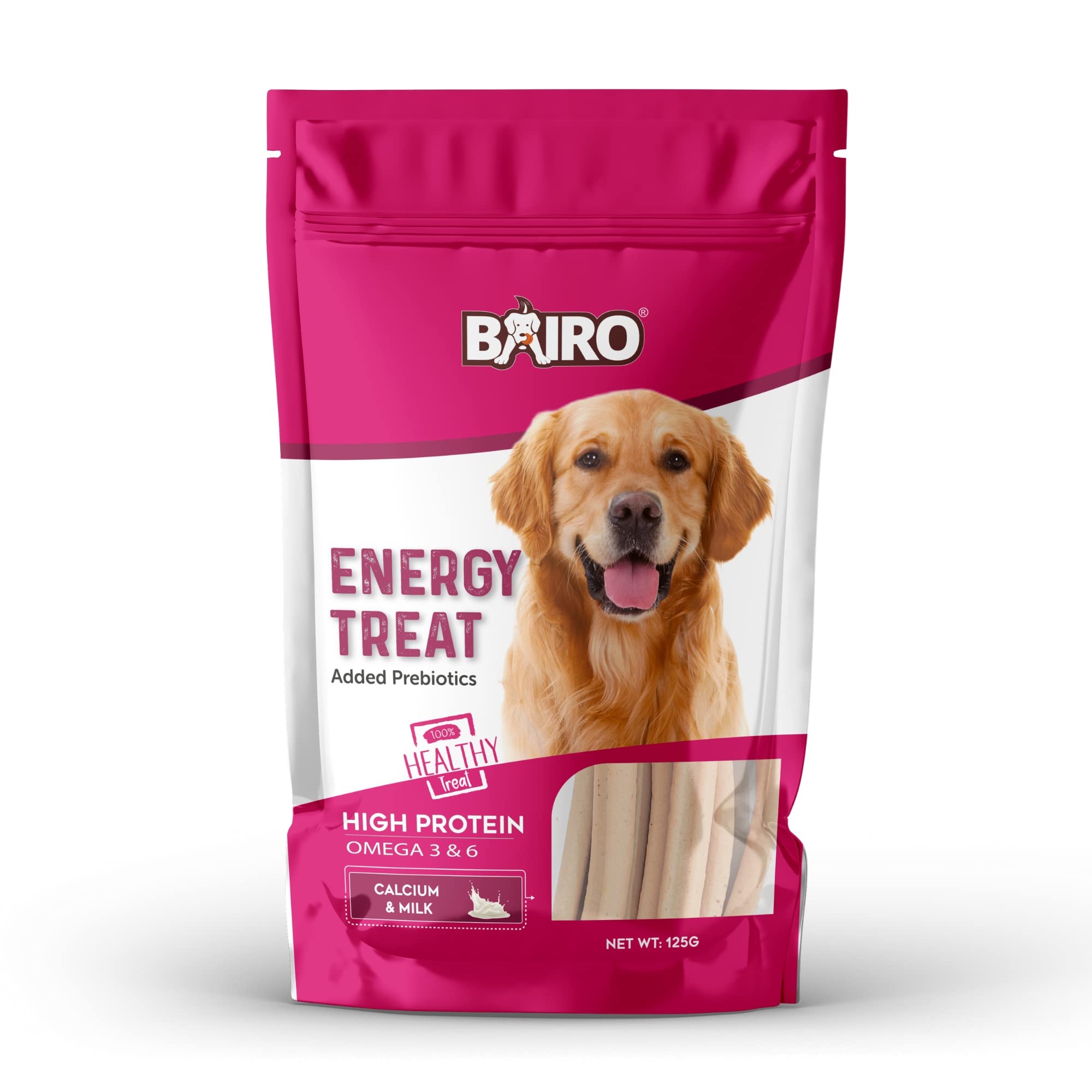 BairoEnergy Treat Calcium & Milk 125g