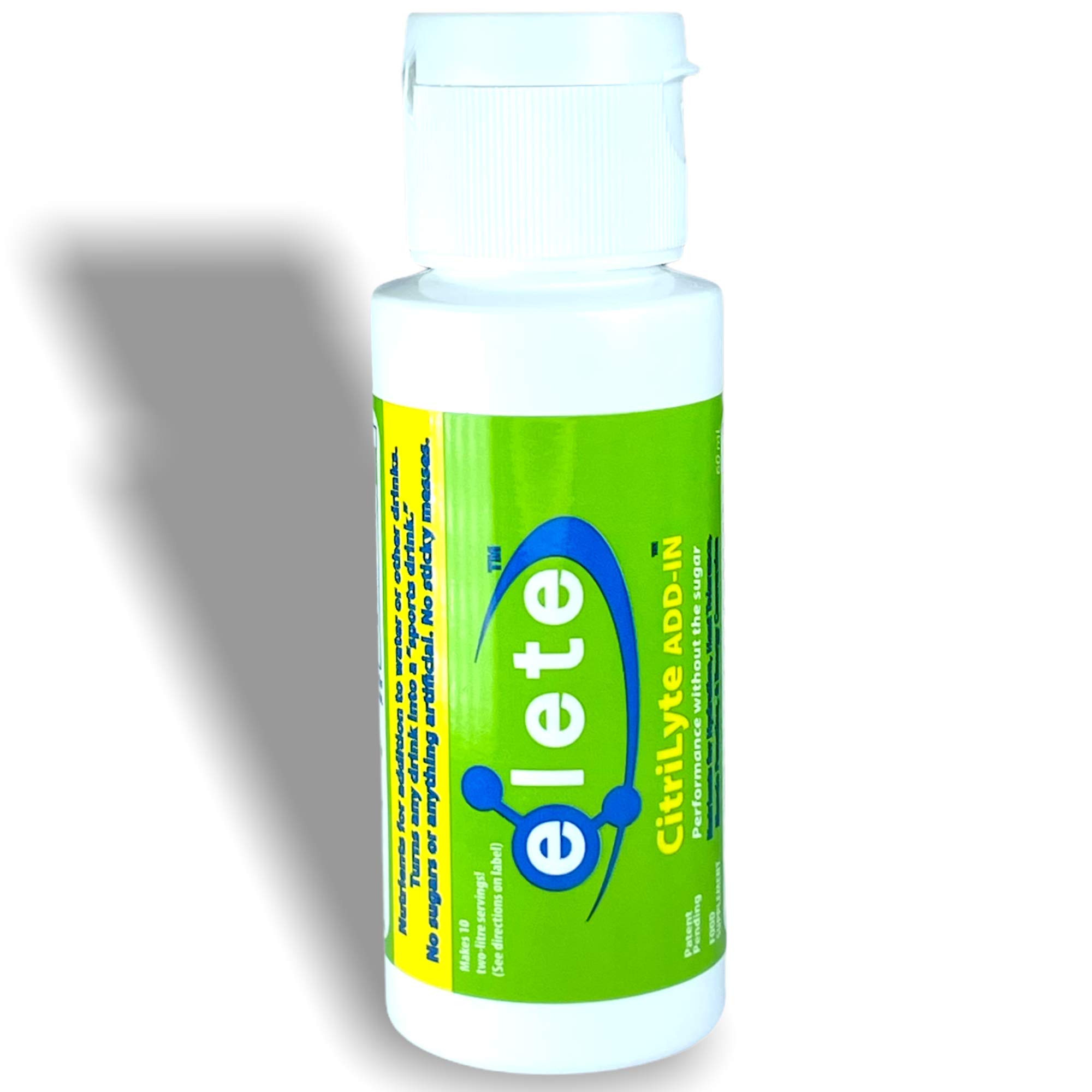 elete Electrolyte Add-InCitriLyte | Hydration Drops | 60ml Refill Bottle | Makes 20 Litres of Drink with a lemon twist