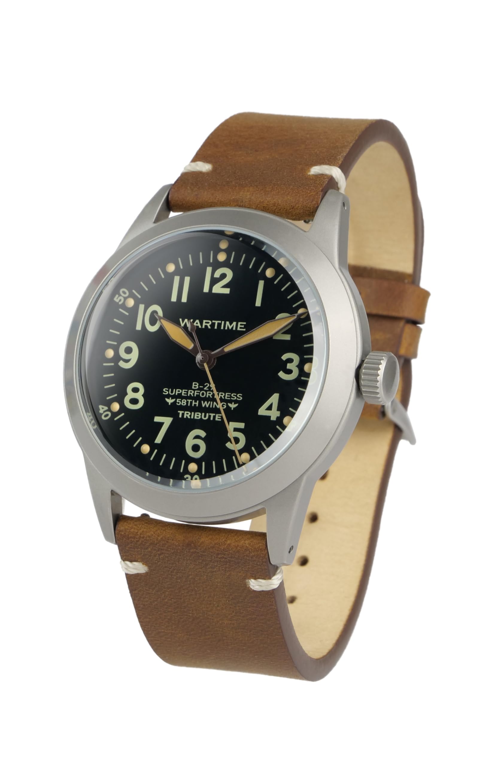 WTI WORLD TIME INTERNATIONALWARTIME Collectors limited edition Box Type A-11 Military Aviator Watch Inspired by the World War II Type A-11: Vintage Numbered to 500 units Collector's Edition with two watch straps included and extras.