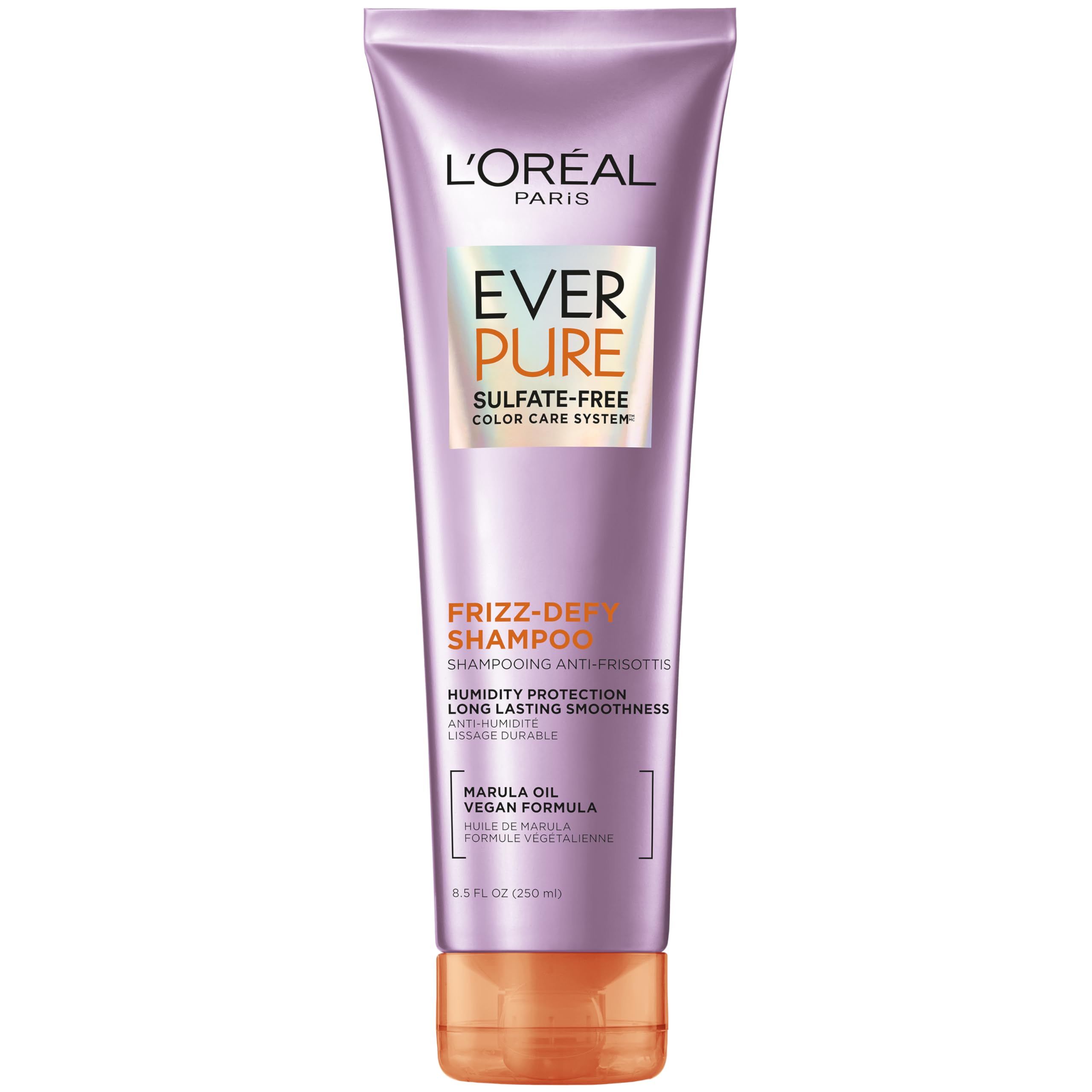 LOreal EverPure Marula Oil Frizz-Defy Shampoo for Unisex - 8.5 oz