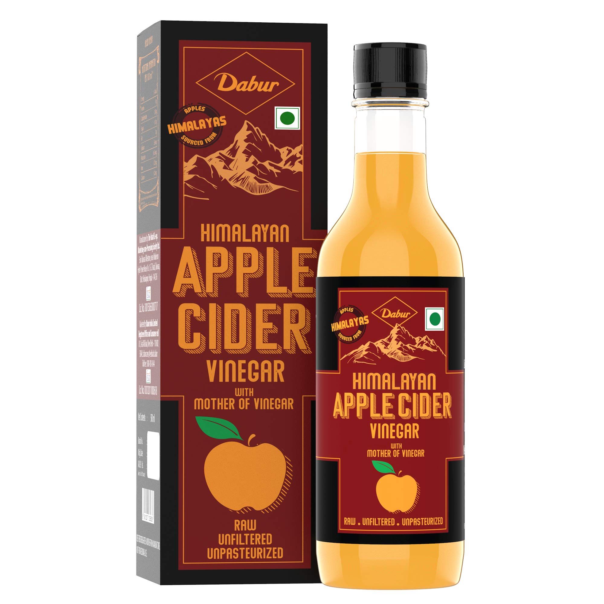 Dabur Himalayan Apple Cider Vinegar with Mother of Vinegar - 500ml