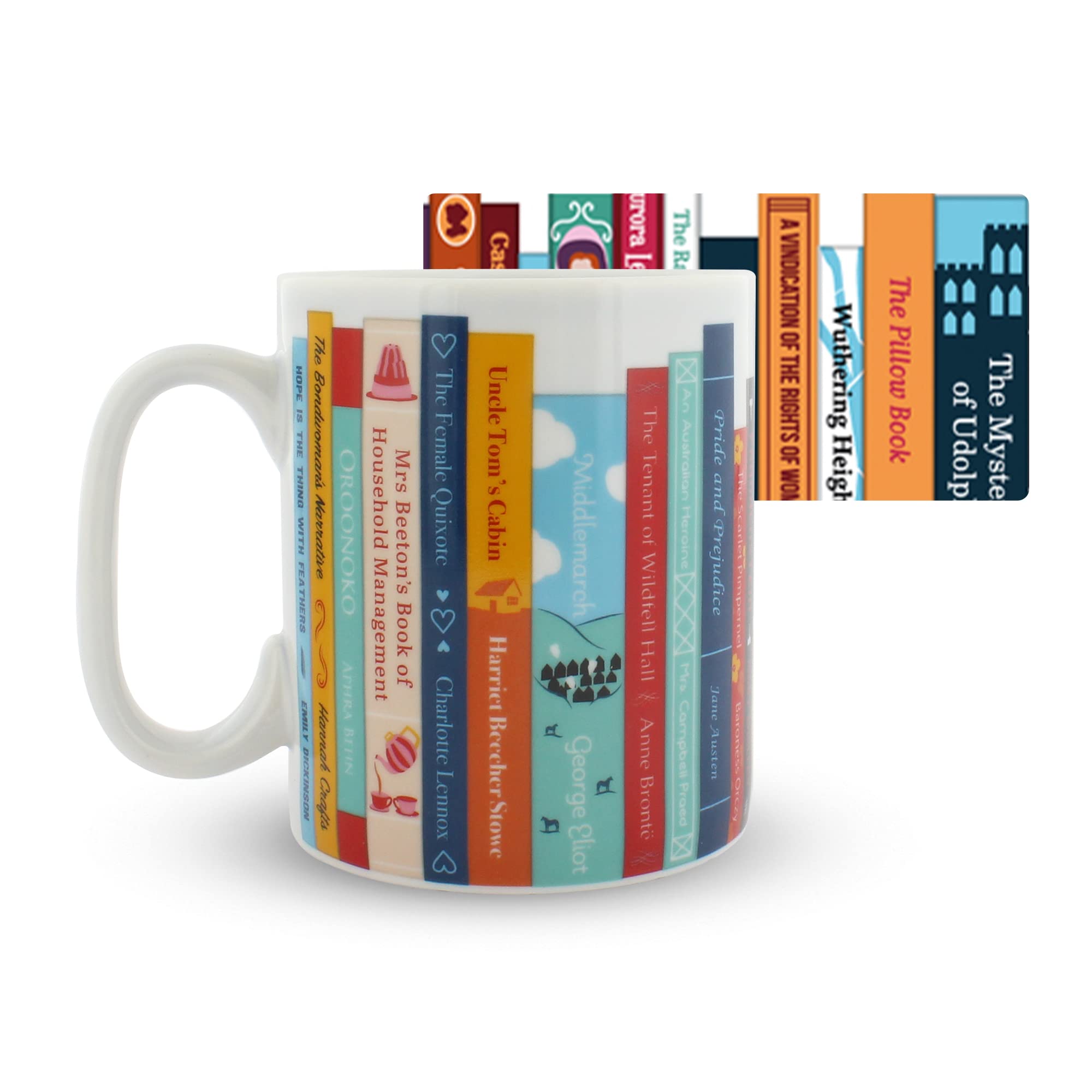 Ginger FoxFemale Writers Tea or Coffee Mug. Microwave-and-Dishwasher-Safe Gifts for Book Lovers and Writers. Inspirational Gifts for Women and Men. Cute Mug for Any Occasion. 14 fl oz