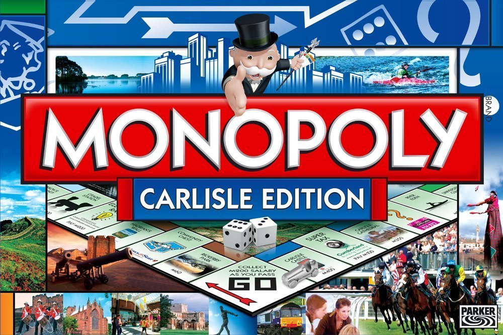 Winning MovesCarlisle Monopoly Board Game, Advance to Carlisle Castle, Carlisle Cathedral or Hadrian's Wall and trade your way to success, 2–6 players makes a great gift for ages 8 plus