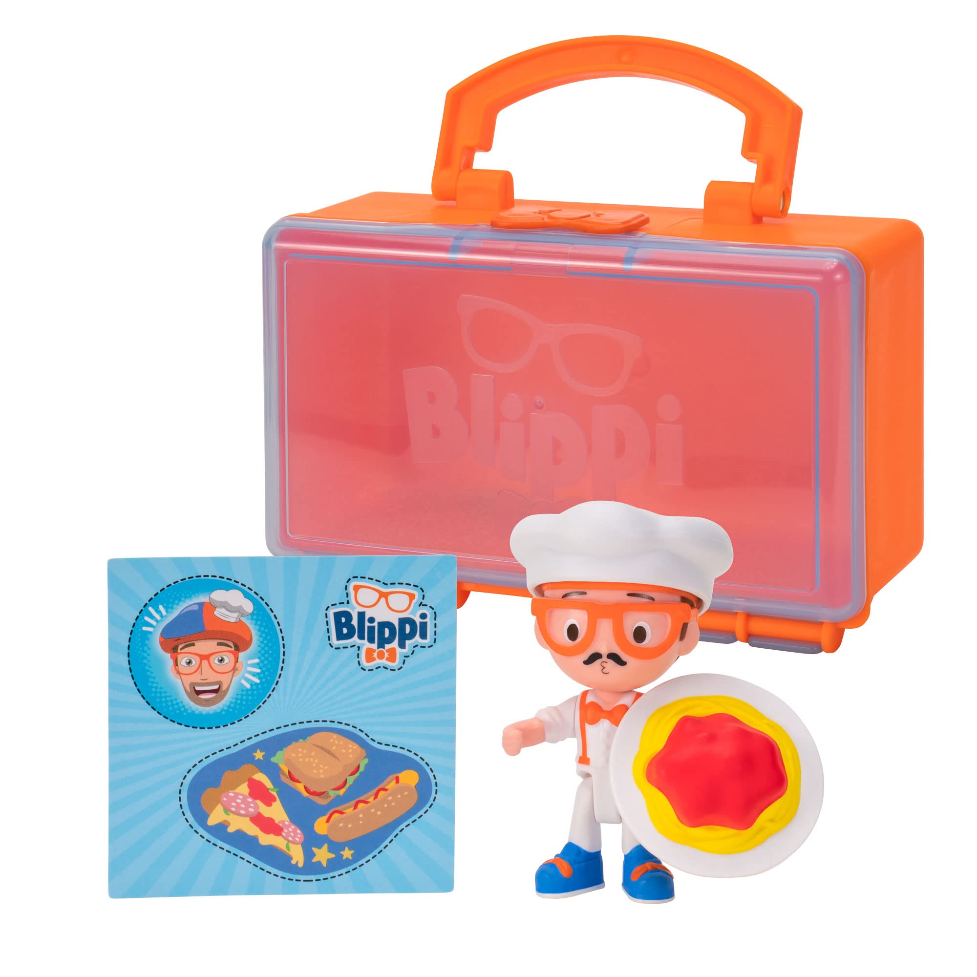 BlippiDeluxe Figure Lunch Blind Box Orange, Multicolor, BLP0103_BLP0114