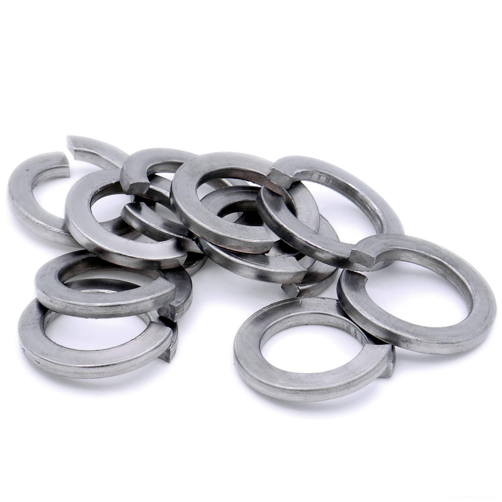 M7 (7mm) Rectangular Spring Split Lock Washer - Stainless Steel (A2) (Pack of 20)