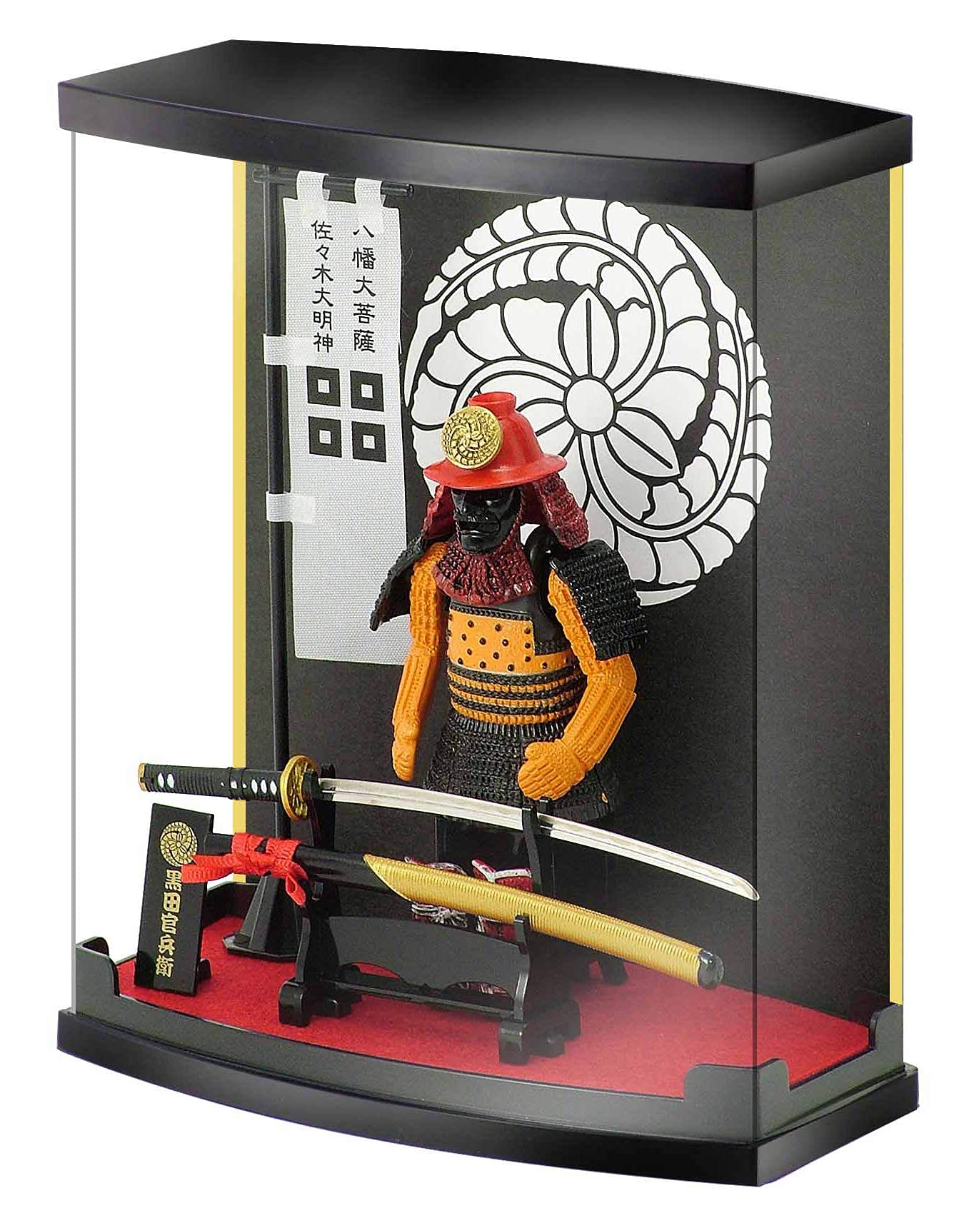 MEISTER JAPAN Authentic Samurai Figure,Kanbee kuroda Armor H8.3 Scale 1/10, Samurai Gifts Series Also Suitable for Living Room, Office Ornaments