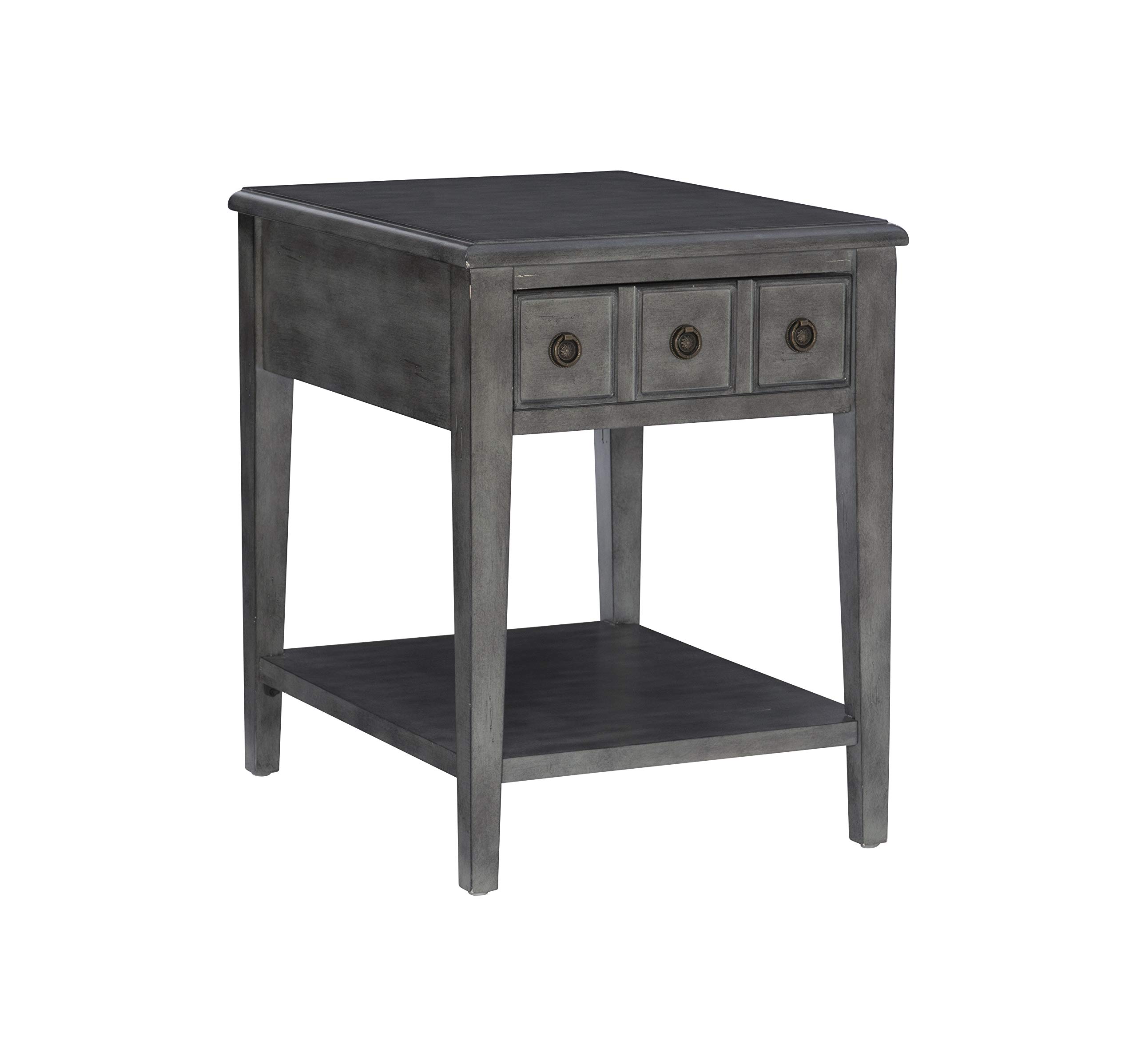 Powell Grey Acent Side Kelly Table