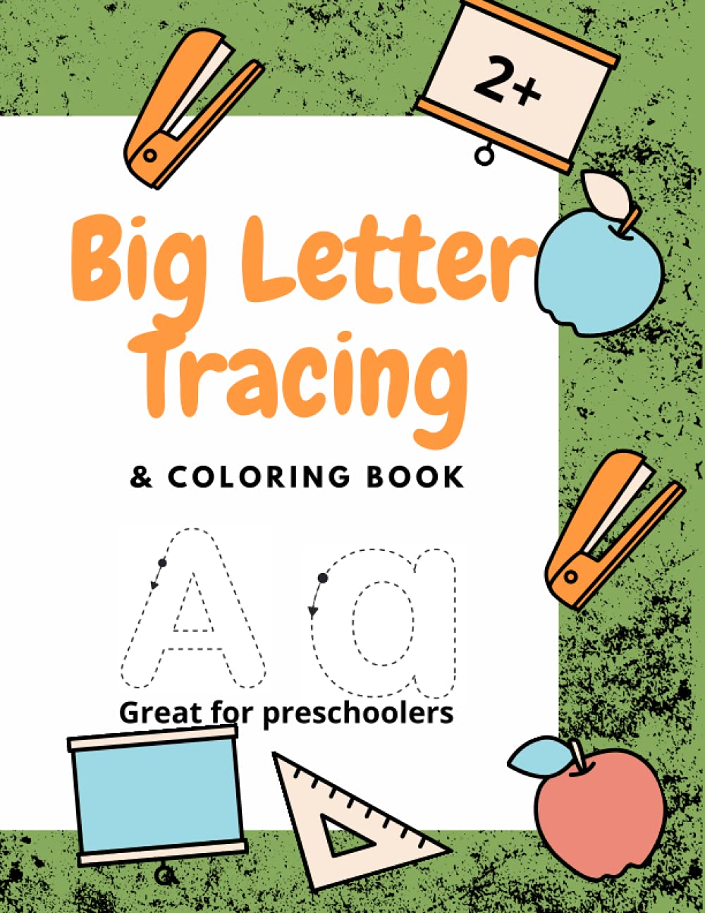 Big letter tracing and coloring book.