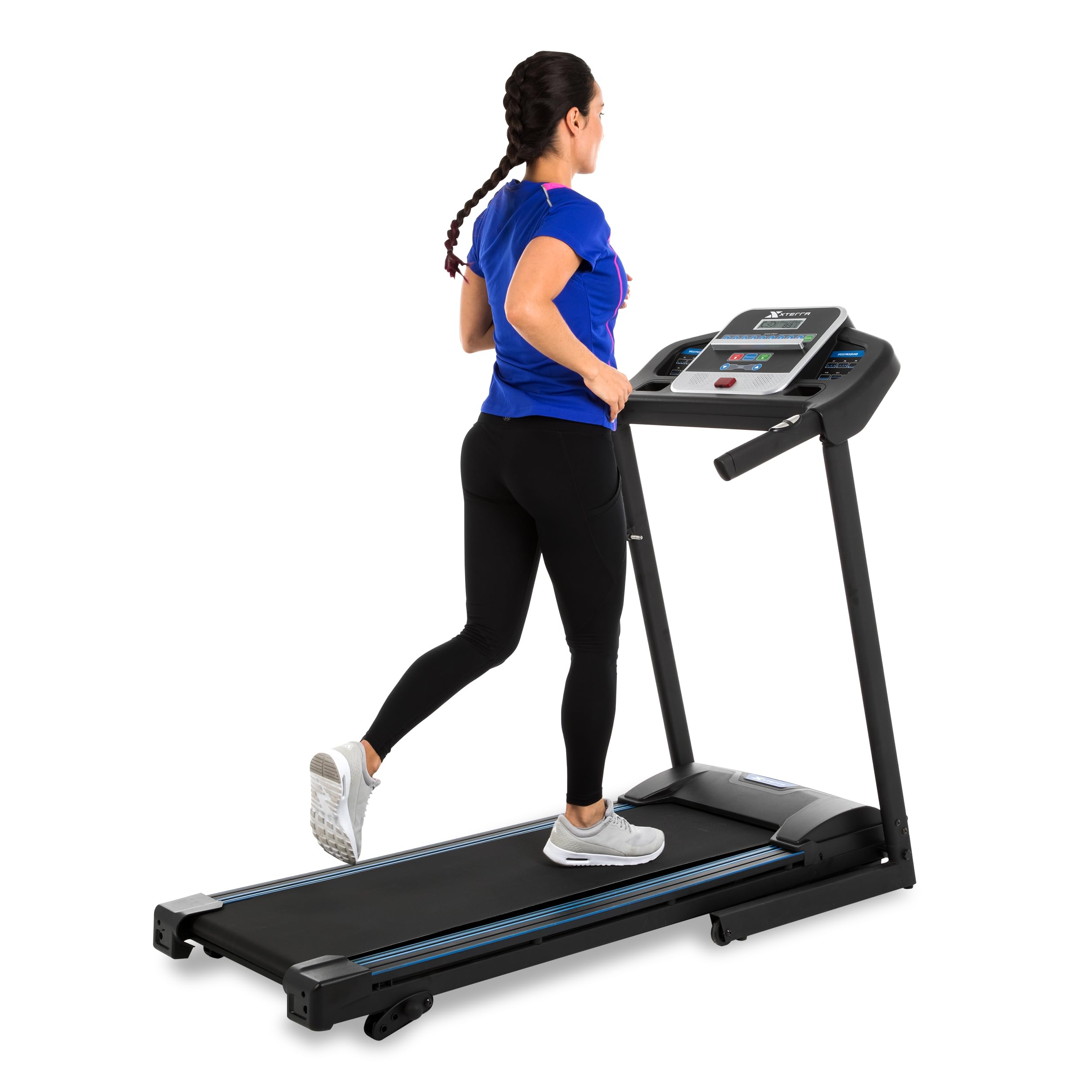 XTERRA Fitness Premium Folding Smart Treadmill, Compact Design, 250+ LB Weight Capacity, Powerful Motor, XTERRA+ Fitness App Included with Purchase