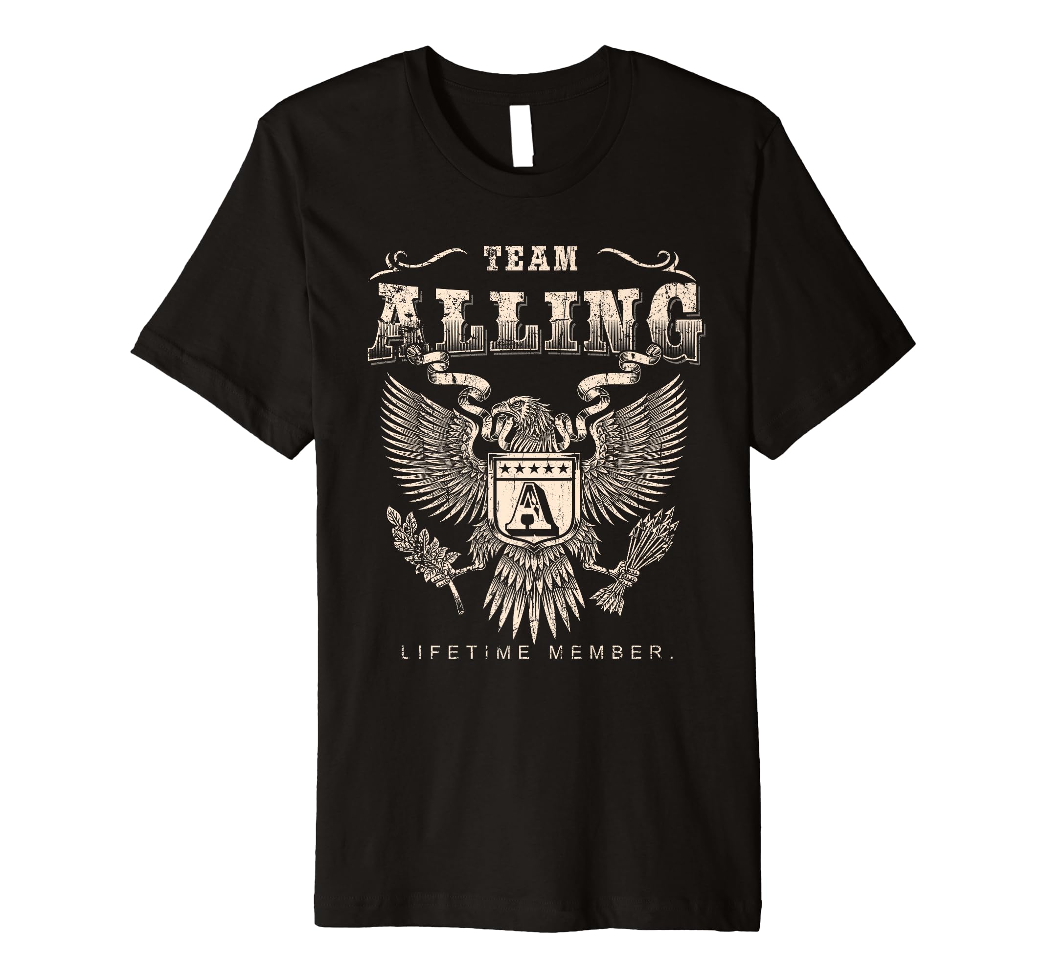 Team Alling Lifetime Member - Alling Name Premium T-Shirt