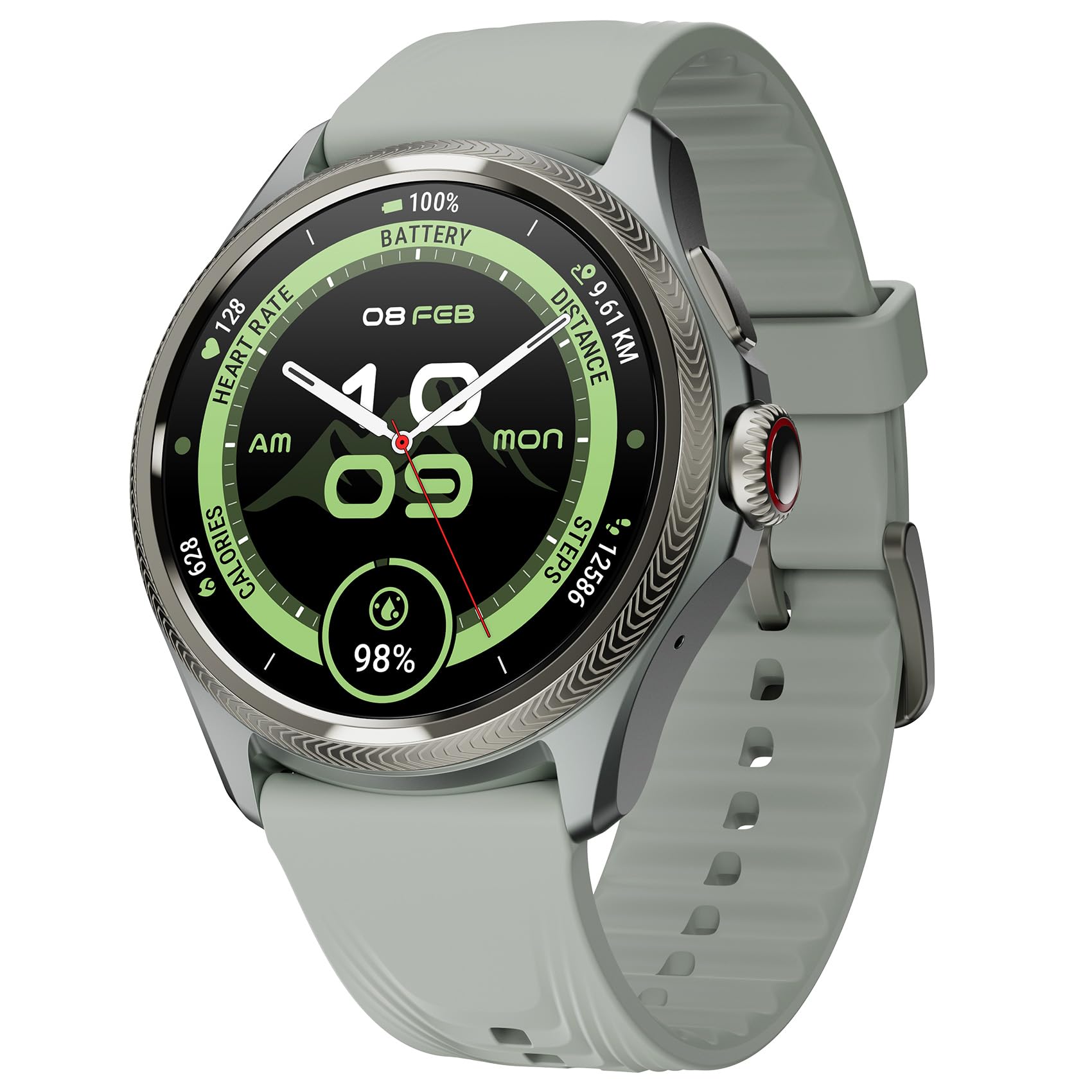 Ticwatch Pro 5 Enduro Smartwatch for Men 1.43" Android Wear OS Smart Watch 90 Hrs Battery 110+ Workout Modes Health Fitness Tracker Outdoor 5ATM GPS Compass Android Compatible Only