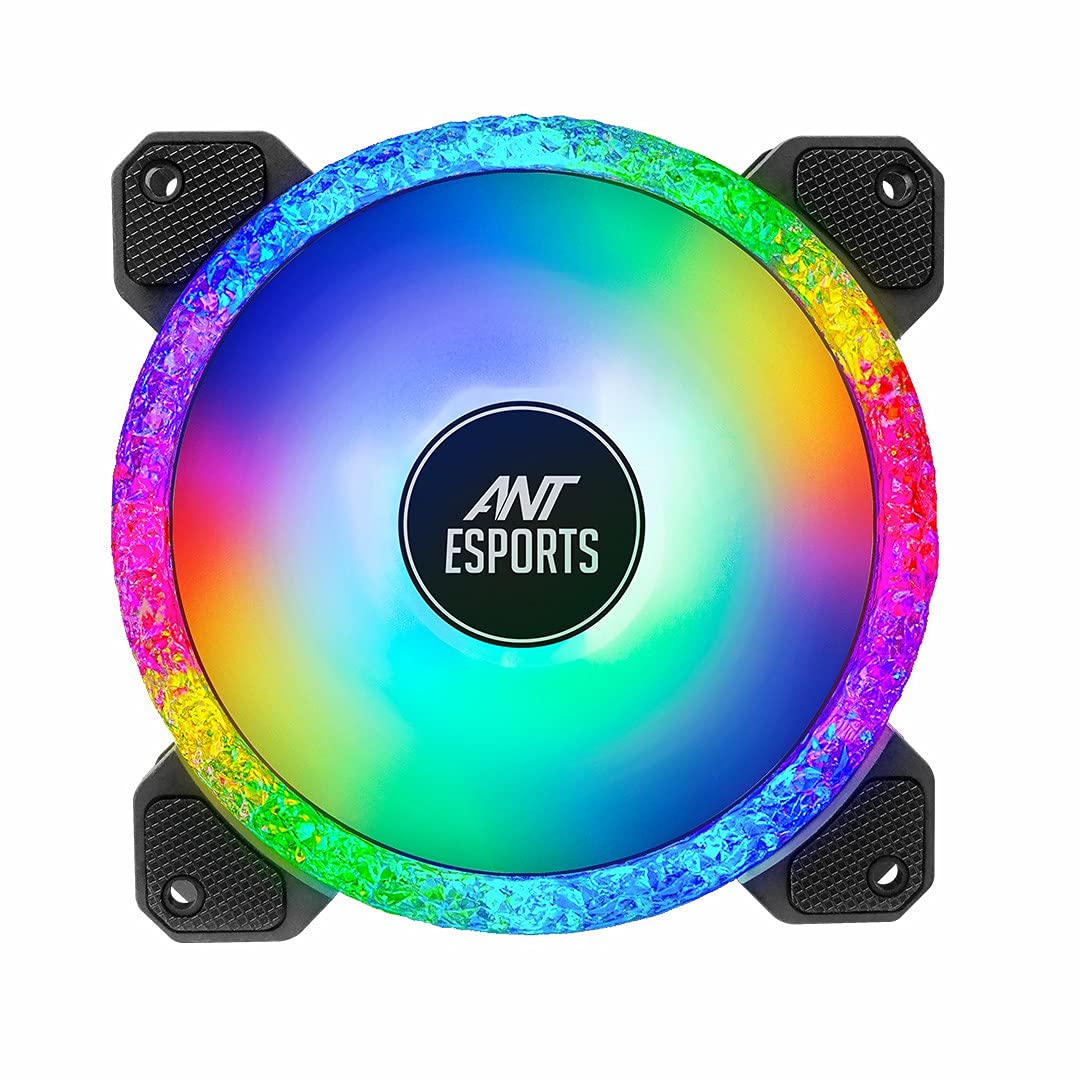 Ant EsportsRoyaleflow 120 AUTO RGB V2 Dual Sided RGB Ring Illumination Case Fan I Cooler