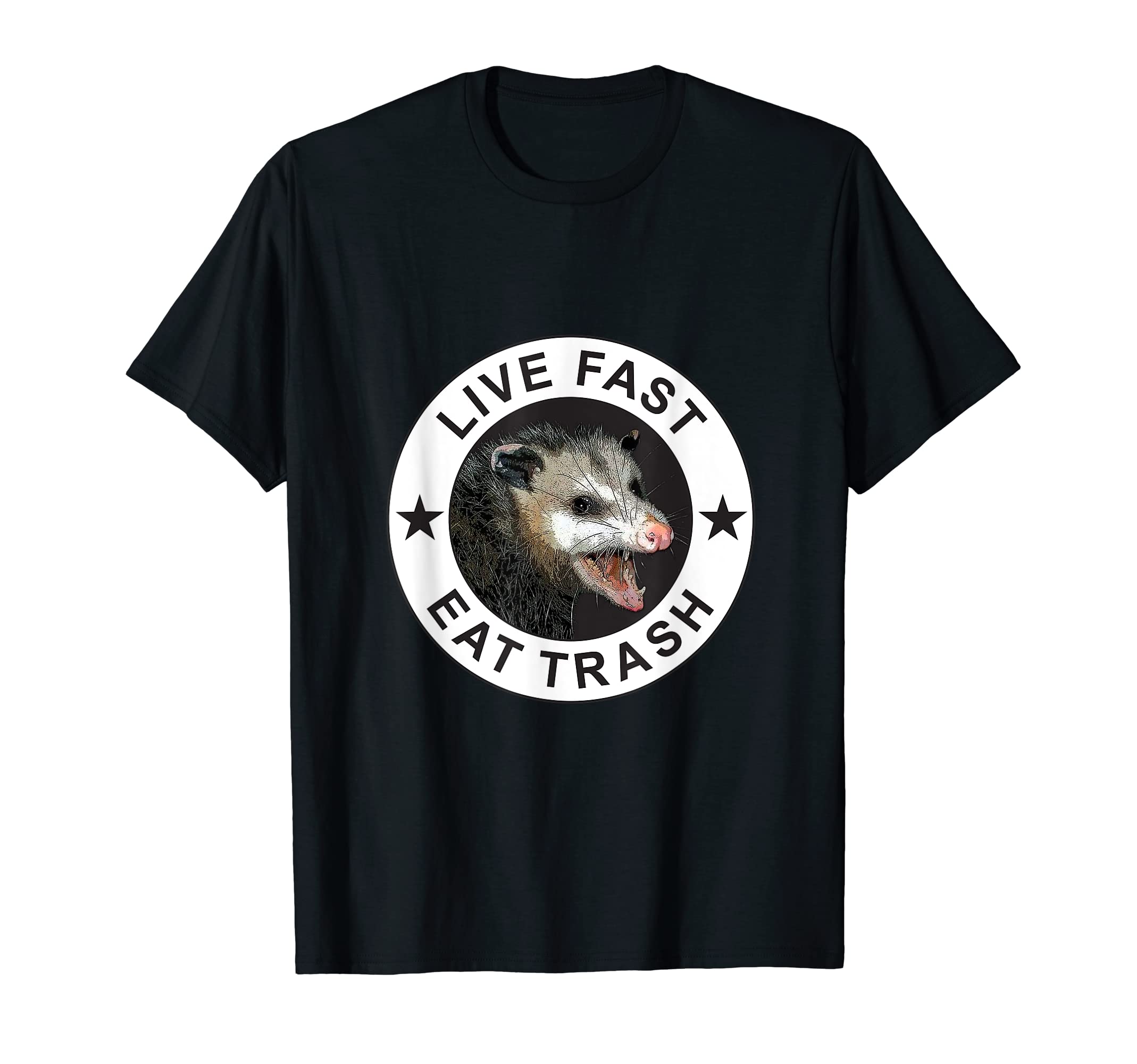 Live Fast Eat Trash Possum T-Shirt