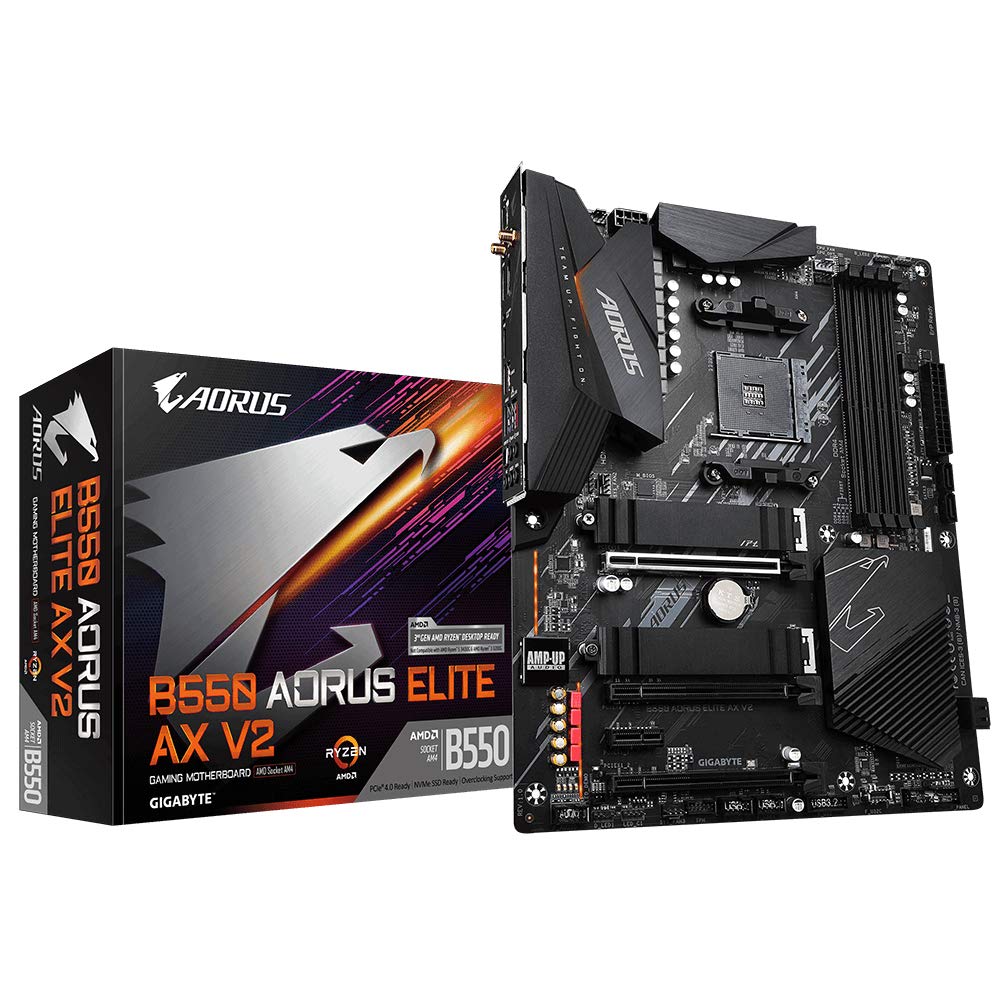 GigabyteB550 AORUS ELITE AX V2 motherboard AMD B550 Socket AM4 ATX