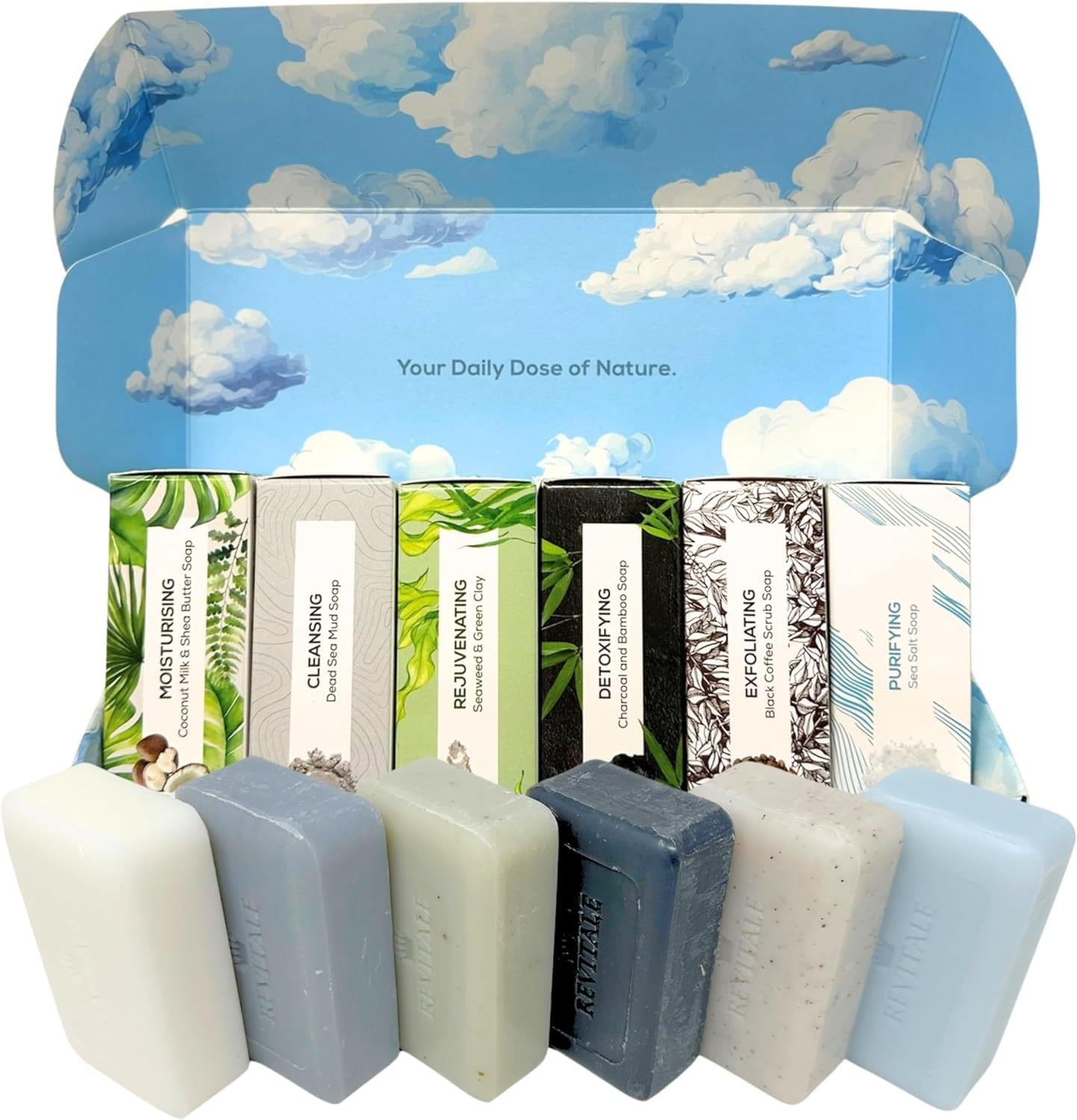 Revitale Natural Cleansing Soap Set (6 x 100g Bars