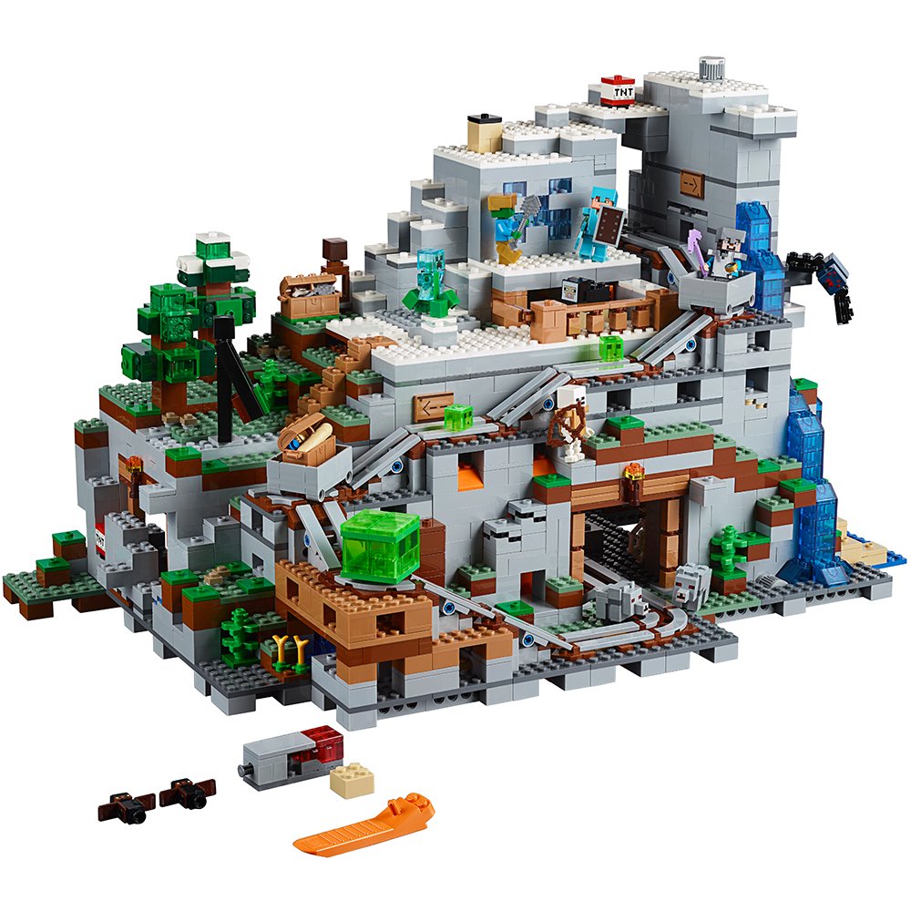 LEGO Minecraft The Mountain Cave 21137 Building Kit (2863 Piece)