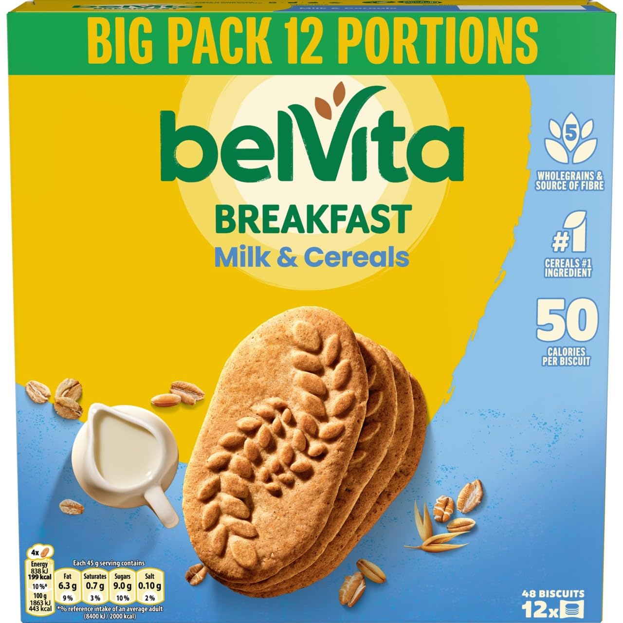 BelvitaBreakfast Cereals and Milk Biscuits 540g