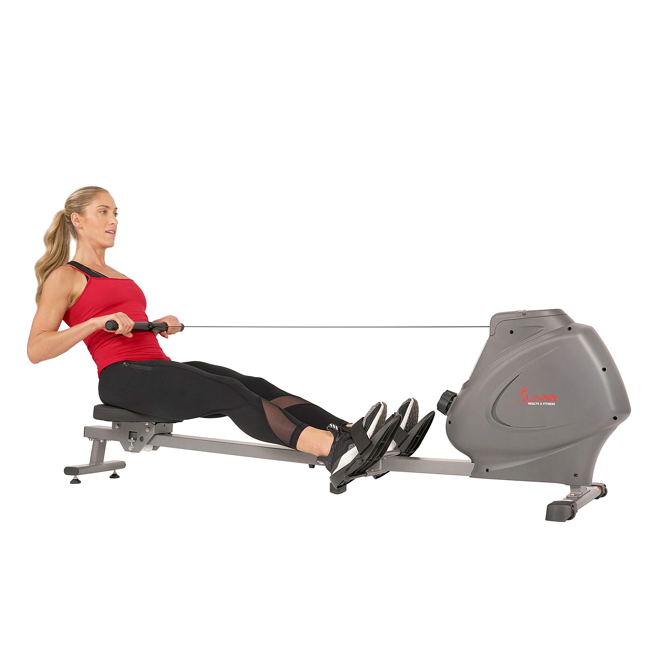 Sunny Health & FitnessUnisex Adult SF-RW5801 Spm Magnetic Rowing Machine Silver, One Size