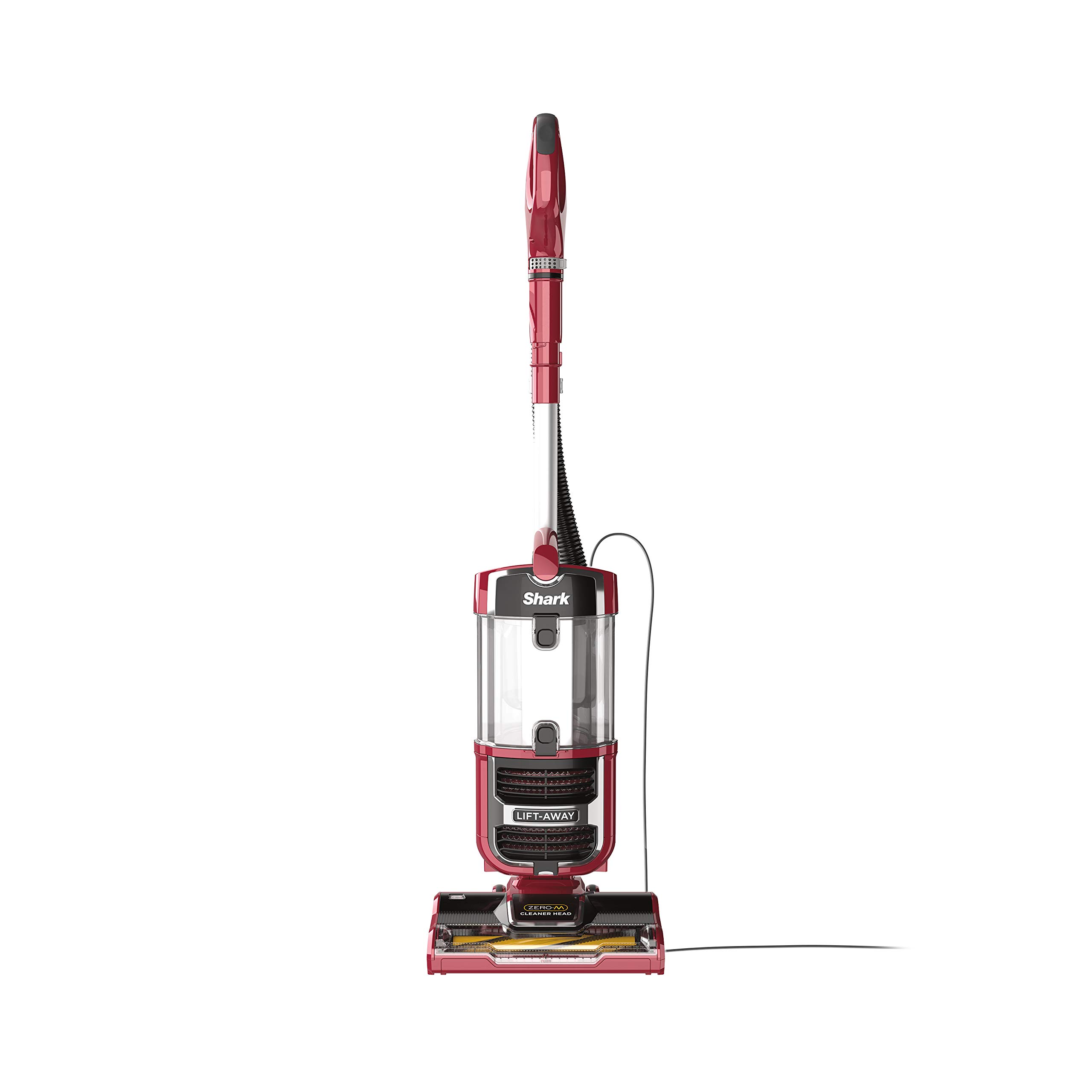 SharkZU561 Navigator Lift-Away Speed Self Cleaning Brushroll Lightweight Upright Vacuum with HEPA Filter, Red Peony