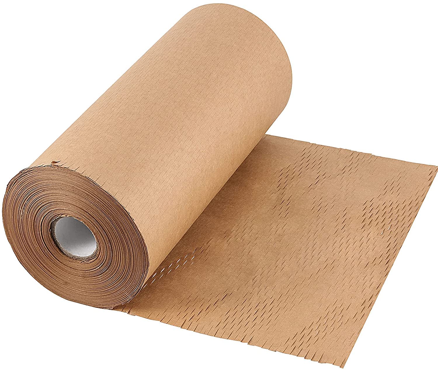 HAKZEON 12 Inch x 328 Feet Packing Paper, Honeycomb Cushioning Wrap Paper, Eco-Friendly Perforated Wrapping Paper Roll for Moving House Packing Breakables