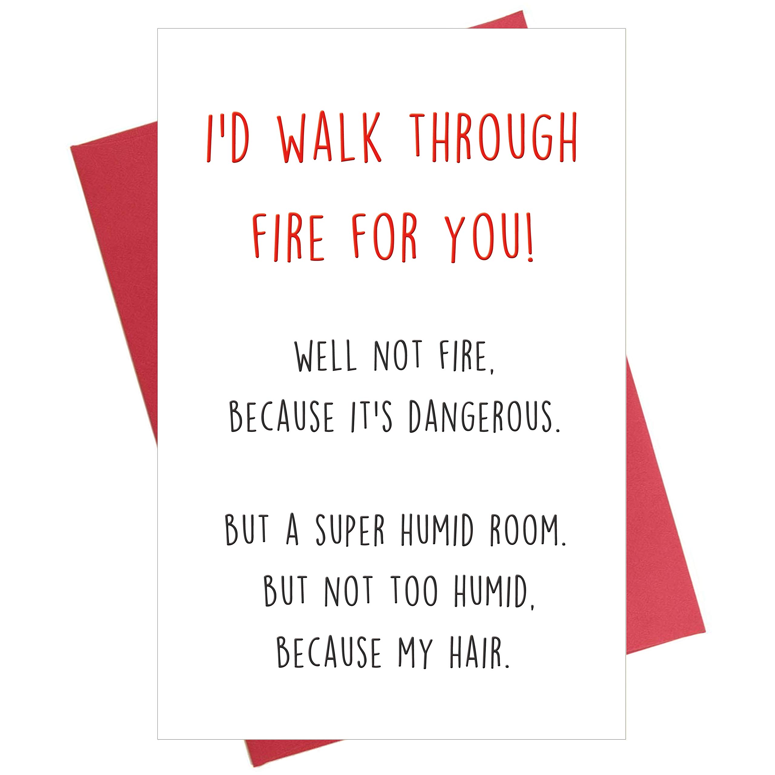 Decolove Funny Friendship Card, Best Friend Card, Cute Anniversary Card, Love Card for BFF Bestie Family Member BF