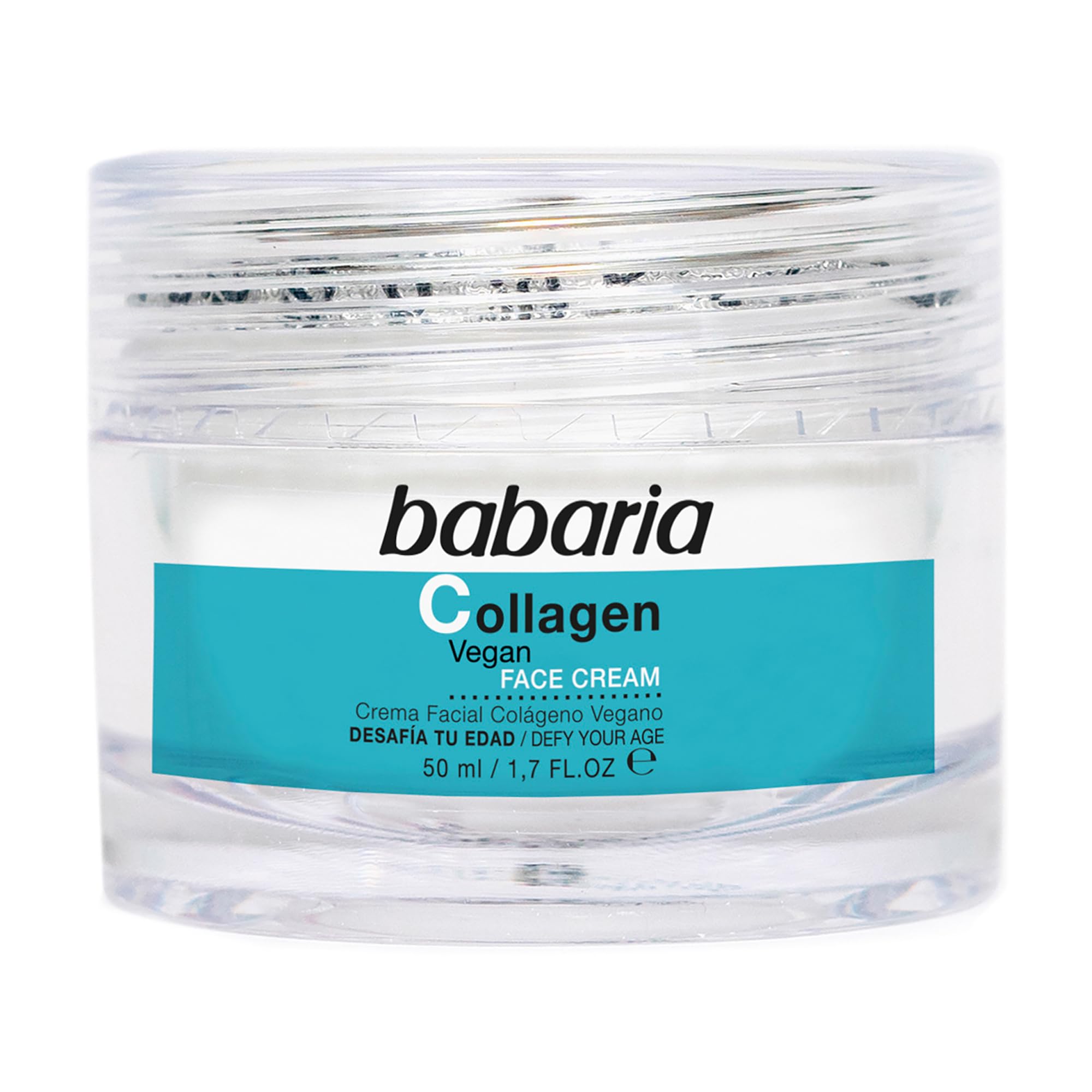 Babaria Collagen Vegan Face Cream - Anti Aging Face Cream - Moisturizer Face Cream - Plants Based Face Moisturizer for Skin Rejuvenation - 1.7 oz